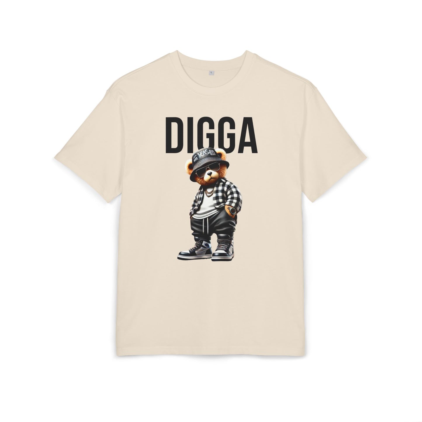 Unisex Oversized T-Shirt „DIGGA“ mit Statement Print | 100 % Baumwolle | seianders.de