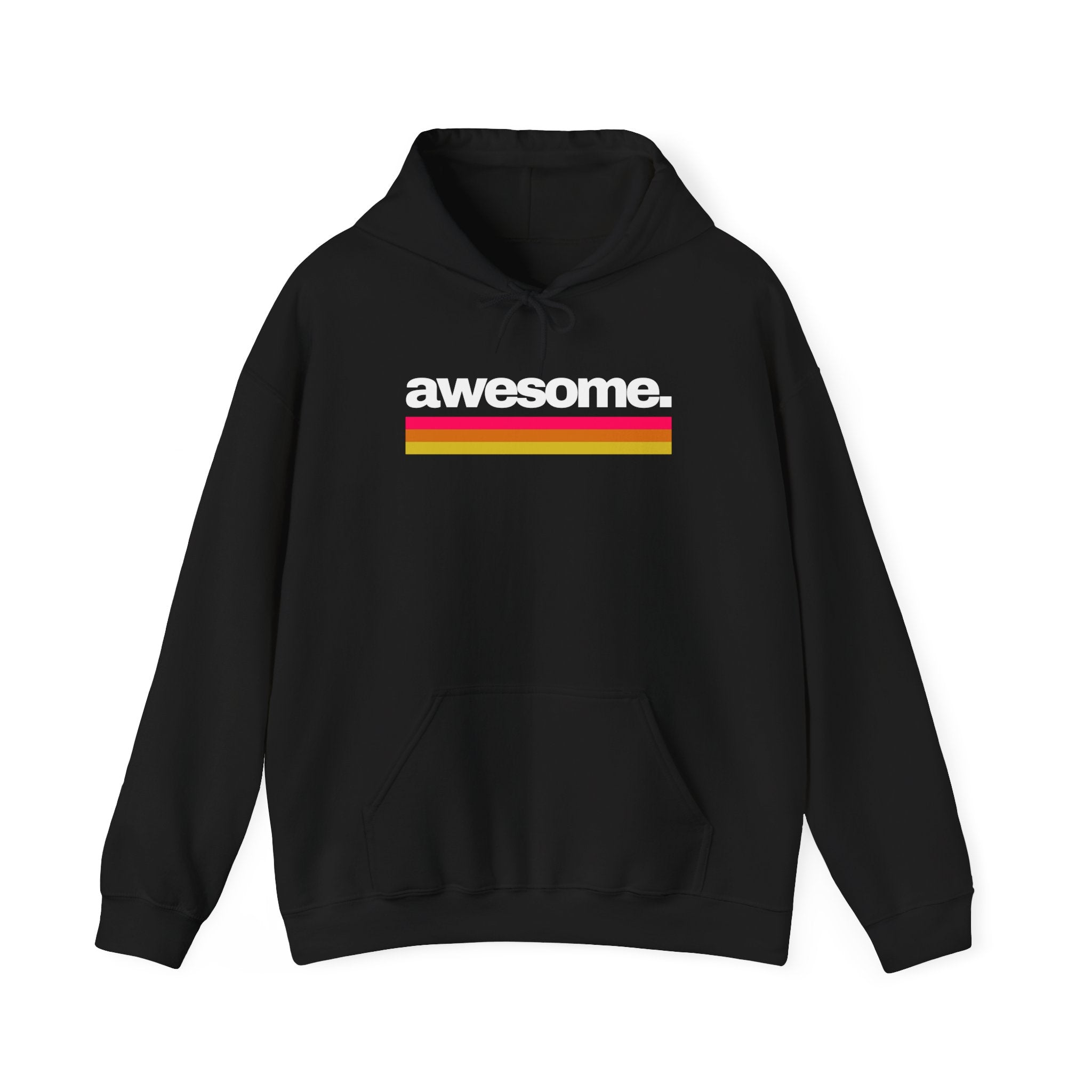 Unisex Hoodie mit Frontprint „AWESOME“ – stylischer Hoodie mit starkem Statement