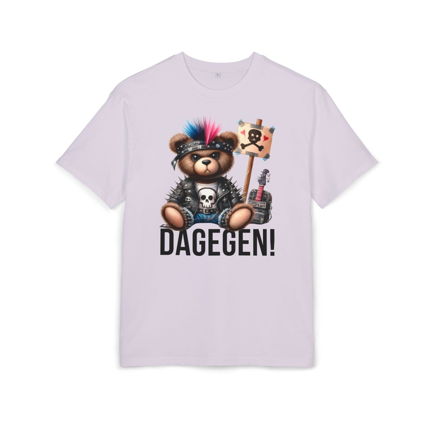 Unisex Oversized T-Shirt „DAGEGEN!“ mit Statement Print | 100 % Baumwolle | seianders.de