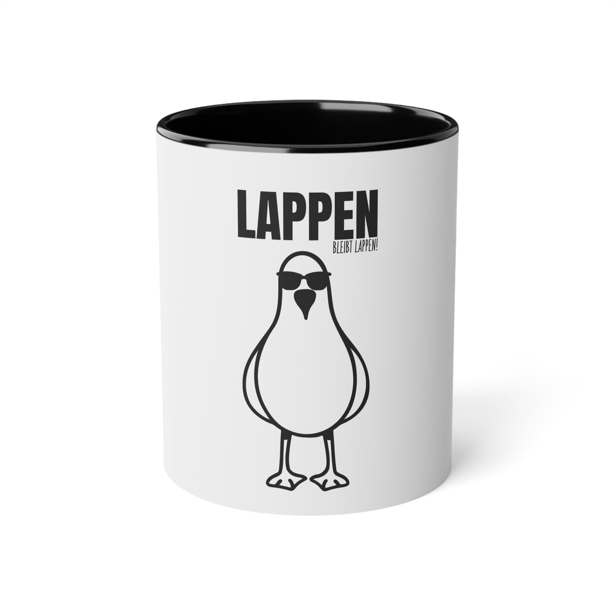 LAPPEN BLEIBT LAPPEN | Stylische Möwen-Tasse | Witziges Design für deinen coolen Kaffee Moment