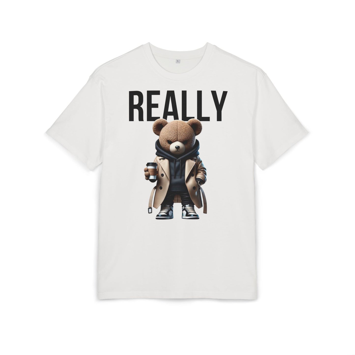 Unisex Oversized T-Shirt „REALLY“ mit Statement Print | 100 % Baumwolle | seianders.de