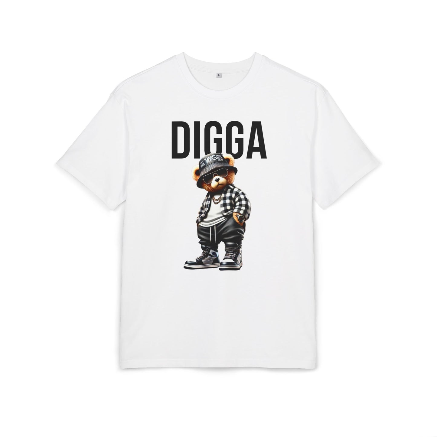 Unisex Oversized T-Shirt „DIGGA“ mit Statement Print | 100 % Baumwolle | seianders.de