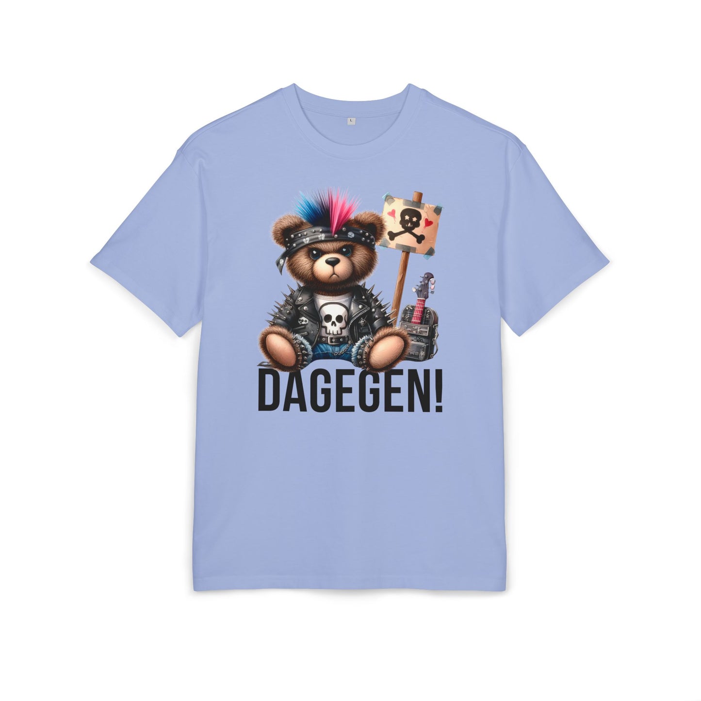 Unisex Oversized T-Shirt „DAGEGEN!“ mit Statement Print | 100 % Baumwolle | seianders.de