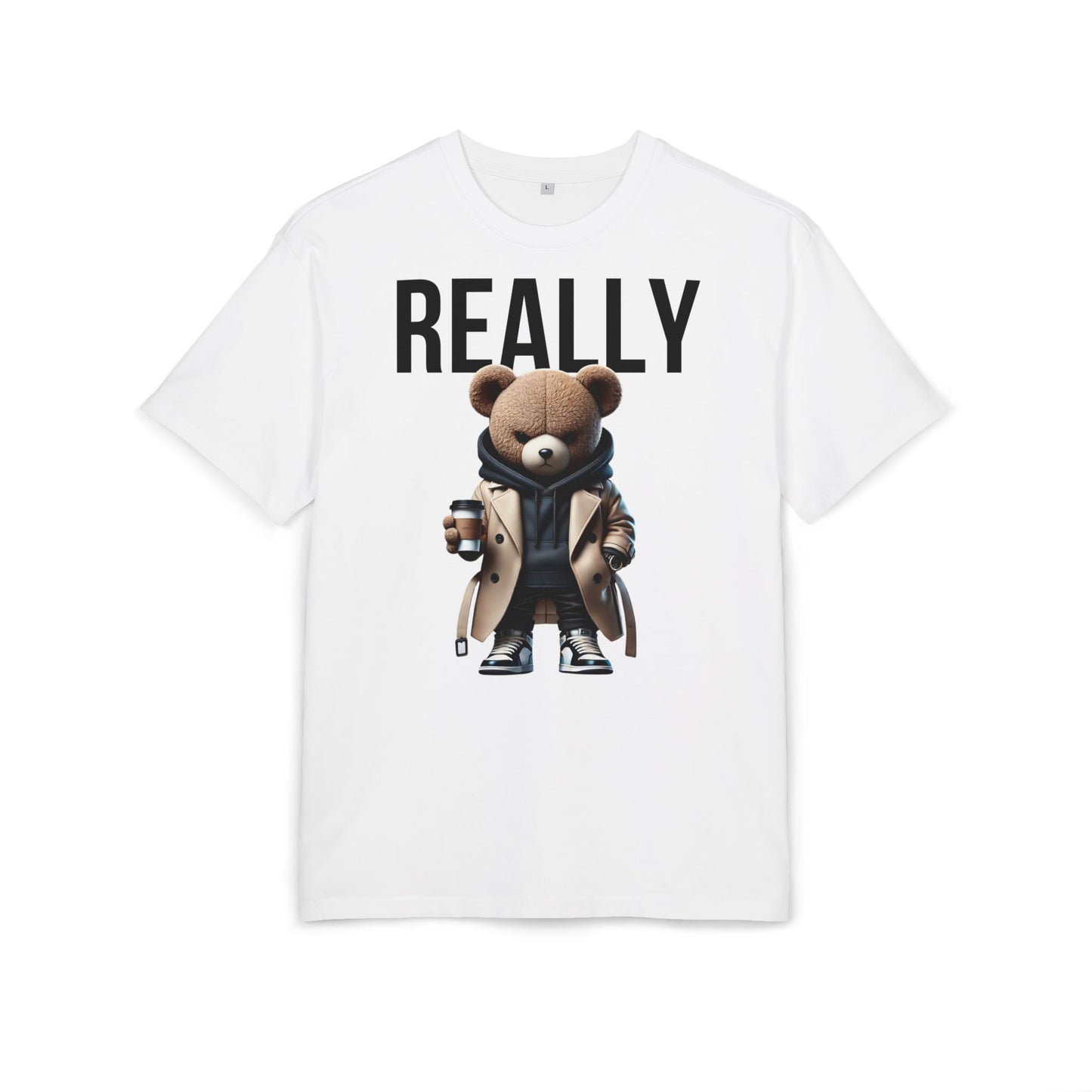 Unisex Oversized T-Shirt „REALLY“ mit Statement Print | 100 % Baumwolle | seianders.de