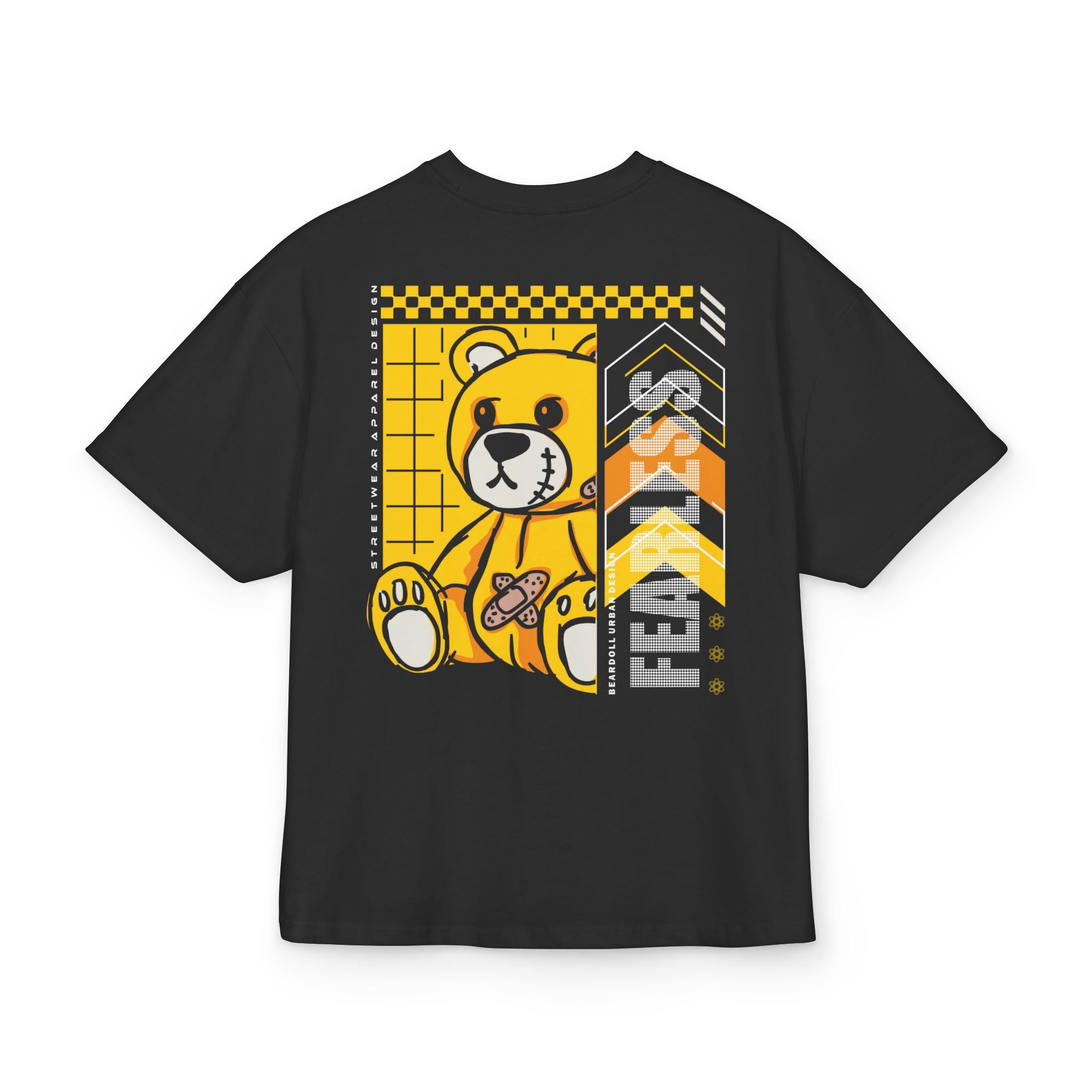 OVERSIZED BOX SHIRT STATEMENT – FEARLESS | UNISEX T-SHIRT MIT PRINT