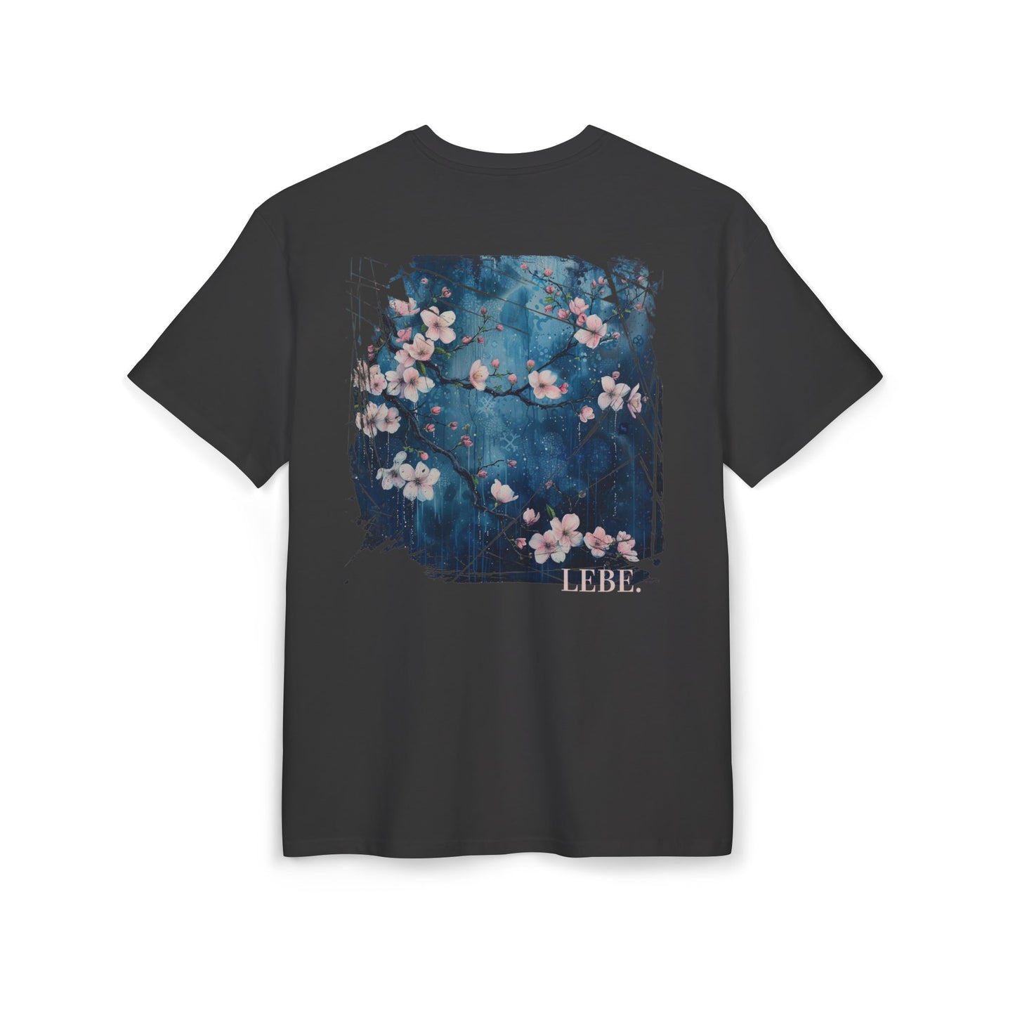 Back print: Artistic Floral Oversize Tee for Comfort & Style