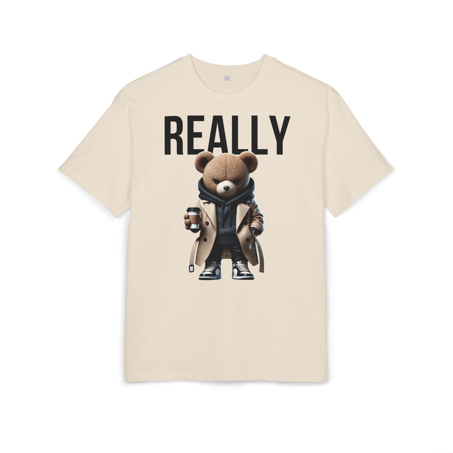 Unisex Oversized T-Shirt „REALLY“ mit Statement Print | 100 % Baumwolle | seianders.de