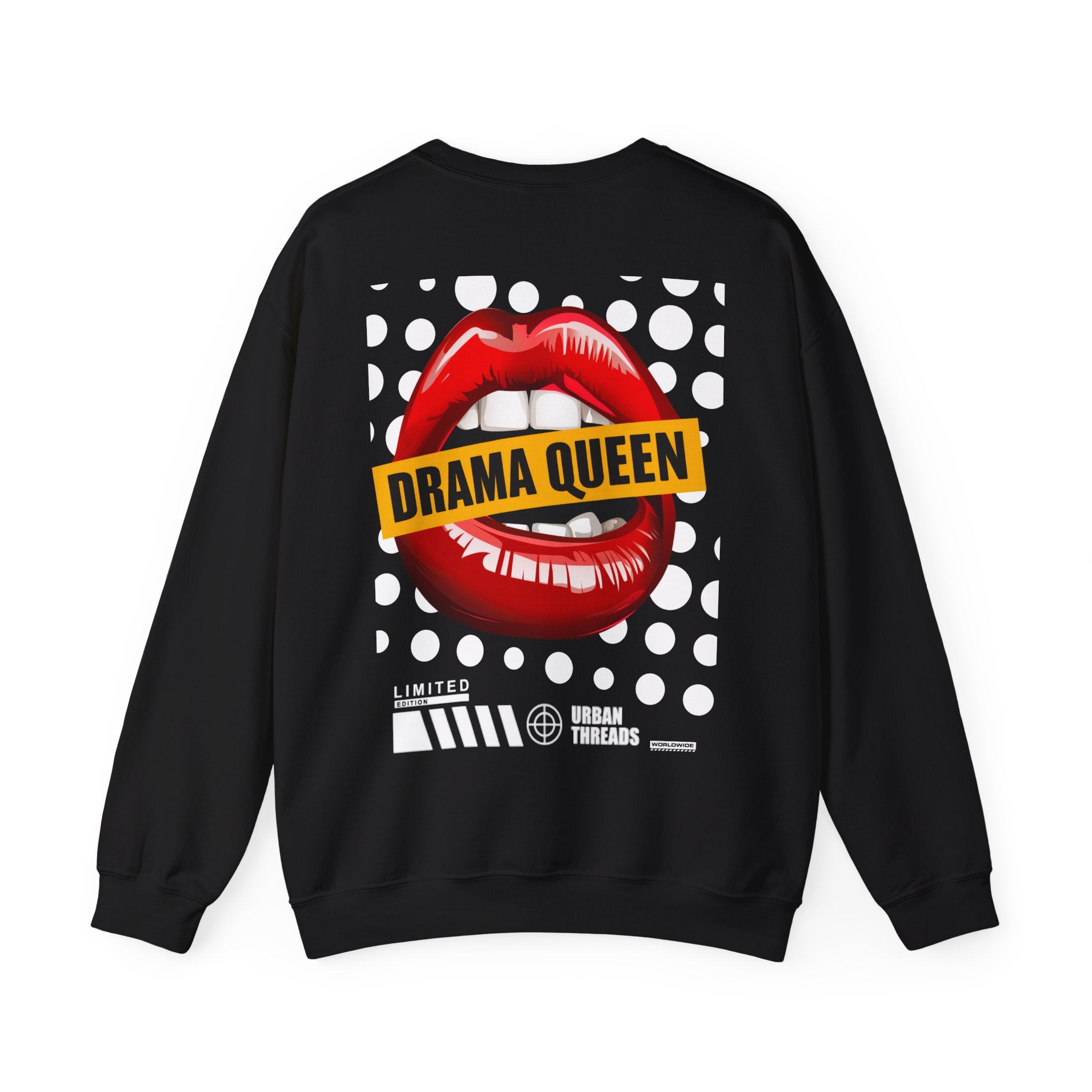 Drama Queen Unisex Crewneck Sweatshirt, Cozy Fashion, Casual Wear, Gift for Her, Trendy Graphic Sweatshirt