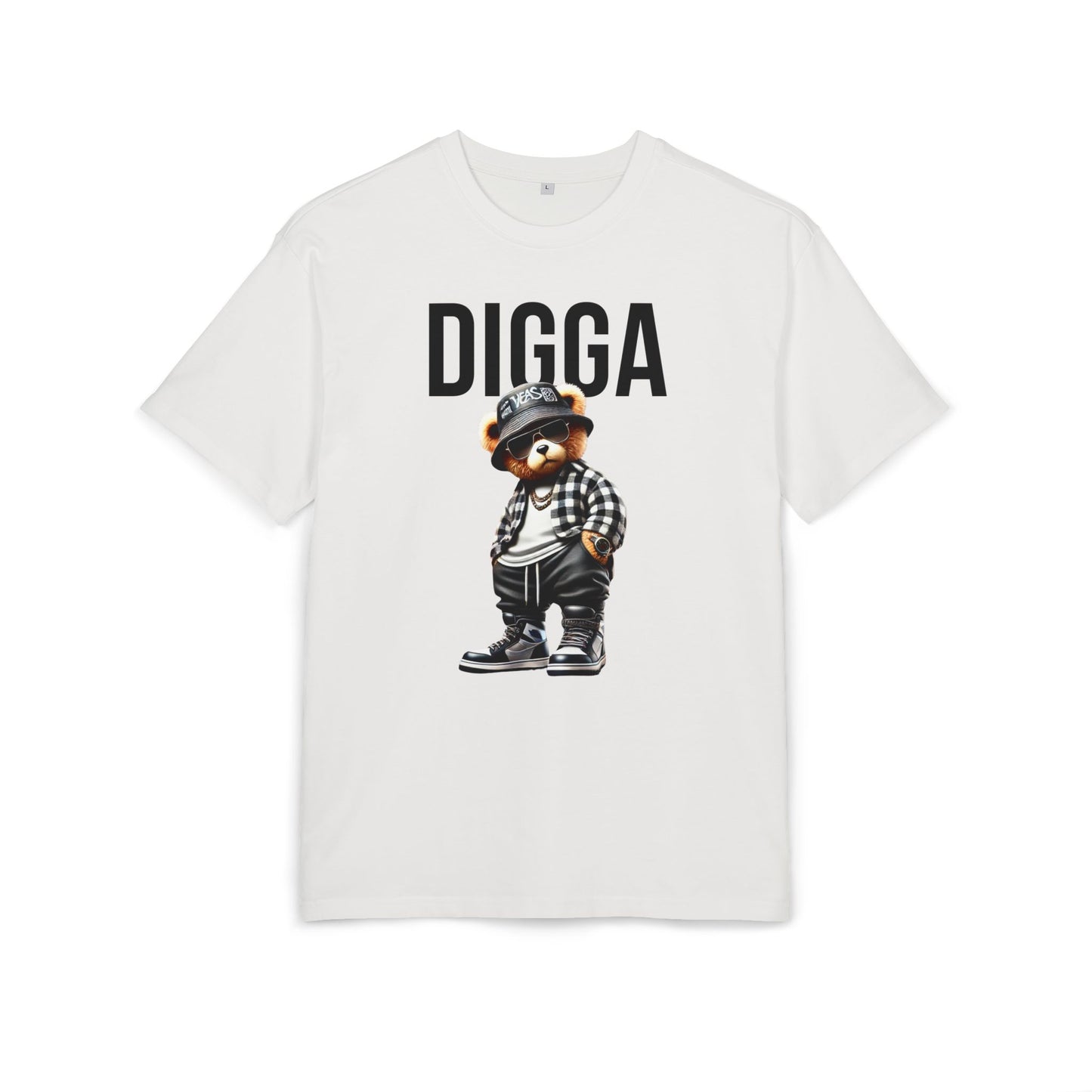 Unisex Oversized T-Shirt „DIGGA“ mit Statement Print | 100 % Baumwolle | seianders.de