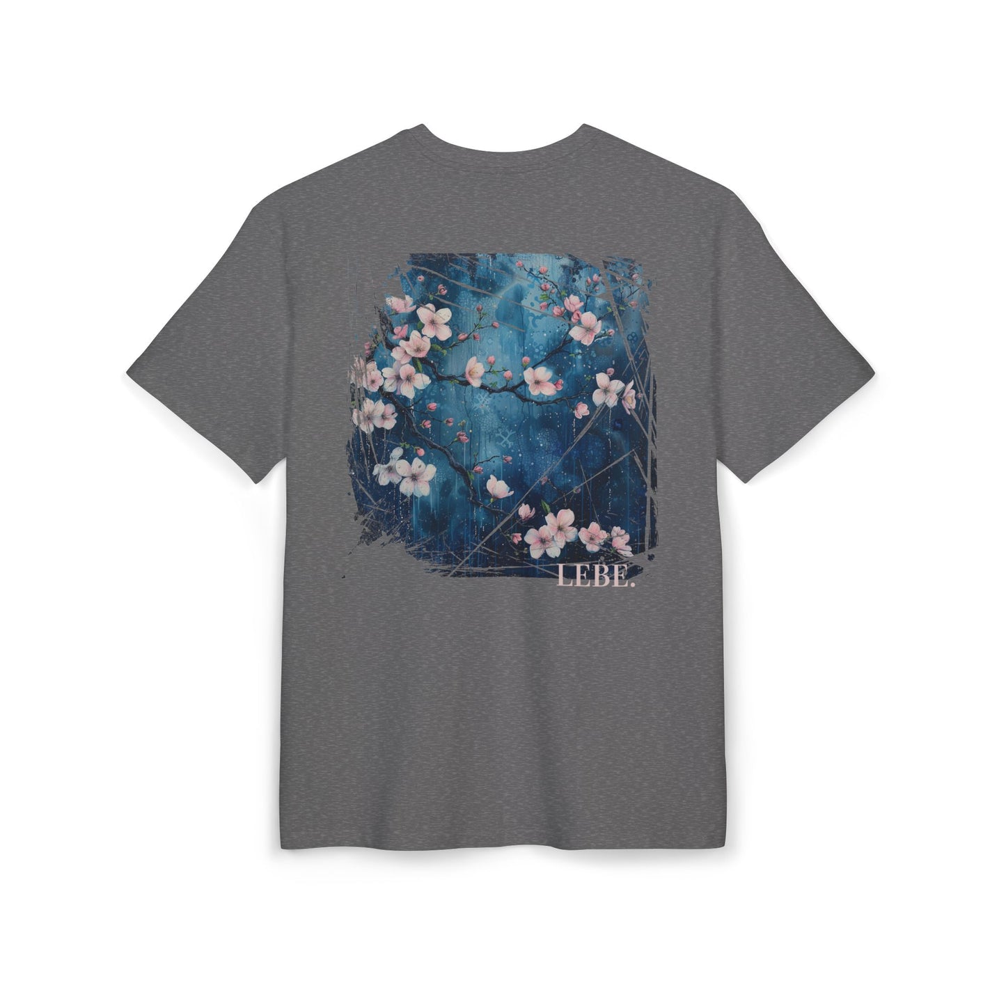 Back print: Artistic Floral Oversize Tee for Comfort & Style