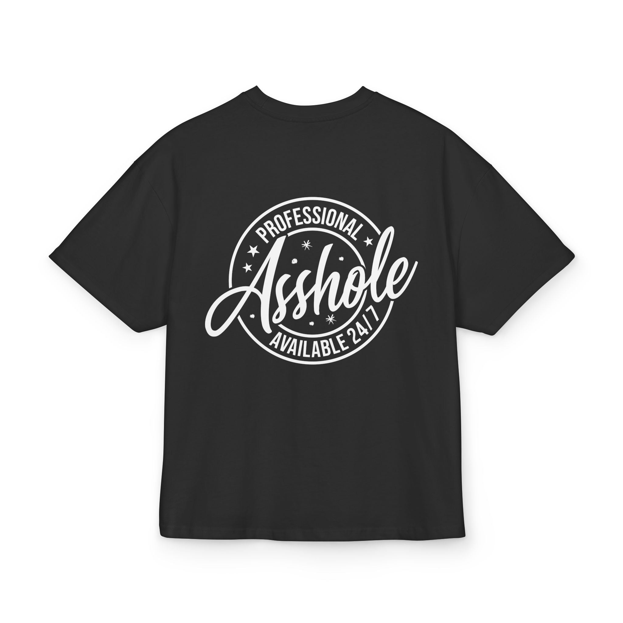 Unisex Ultra Heavy Cotton Box Tee „Asshole“ – robustes Statement-Shirt aus 100 % Baumwolle