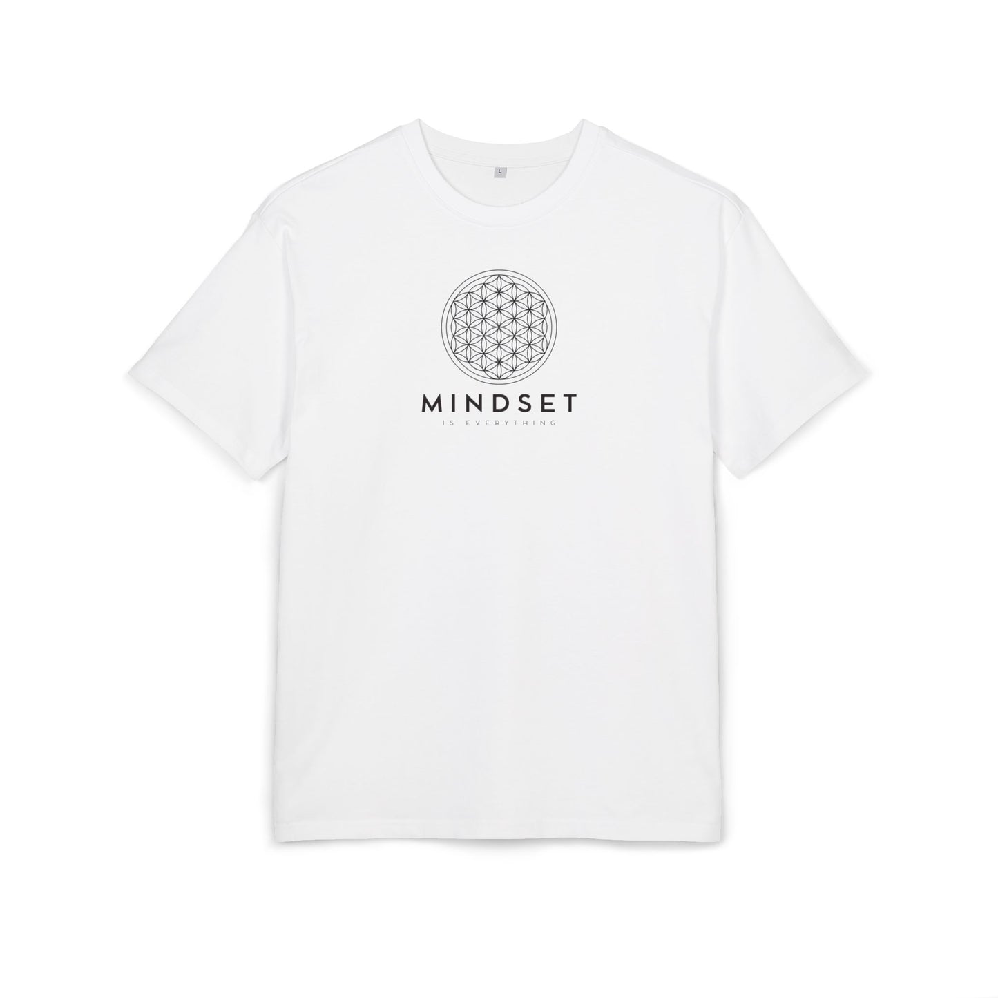 Unisex Oversized T-Shirt „Mindset is Everything“ mit Statement Print | 100 % Baumwolle | seianders.de