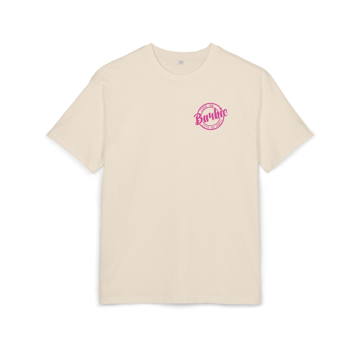 Unisex Oversized T-Shirt „Come on Barbie“ aus 100 % Baumwolle | Front-Print Statement Shirt | seianders.de