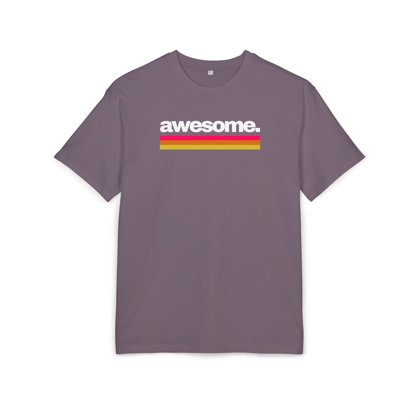 Unisex Oversized T-Shirt „AWESOME“ mit Statement Print | 100 % Baumwolle | seianders.de
