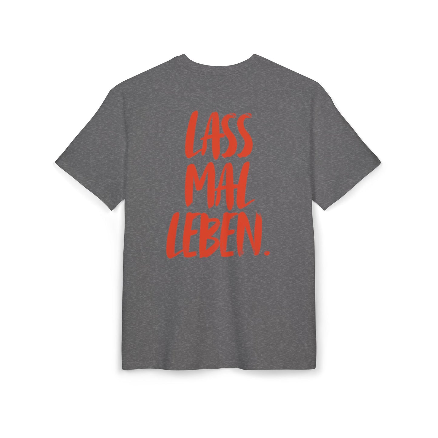 „Lass mal Leben“ Unisex Oversized T-Shirt mit Back-Print | Baumwolle Statement Shirt | seianders.de