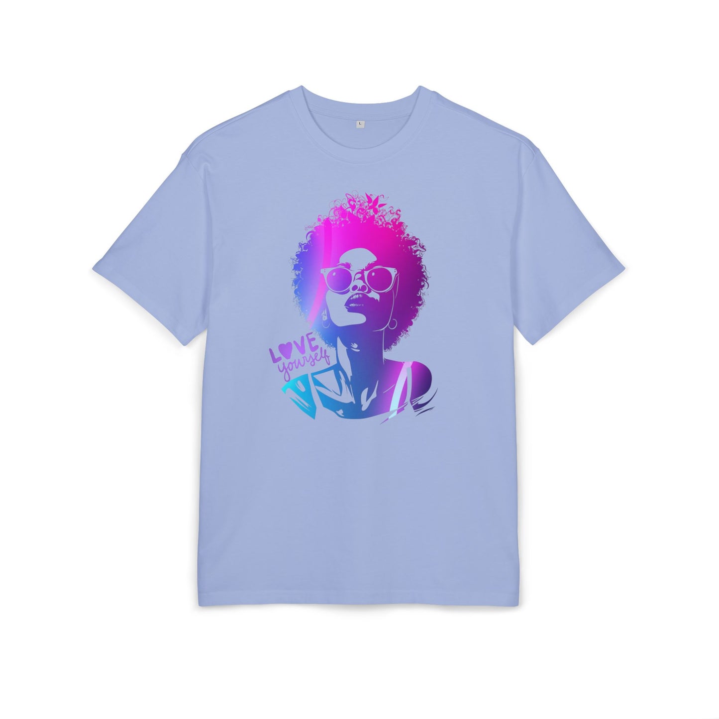 Unisex Oversized T-Shirt „Love Your Self“ mit Fancy Print | 100 % Baumwolle Statement Shirt | seianders.de