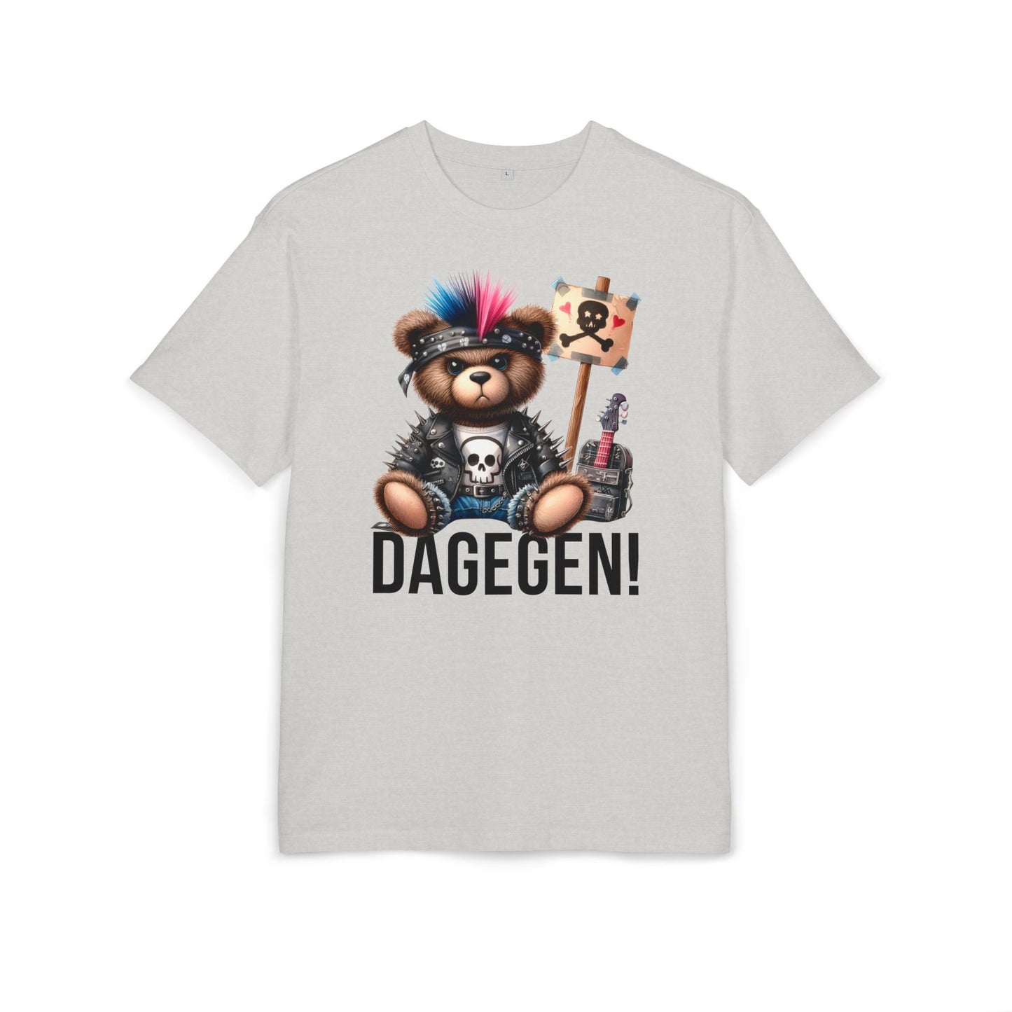 Unisex Oversized T-Shirt „DAGEGEN!“ mit Statement Print | 100 % Baumwolle | seianders.de