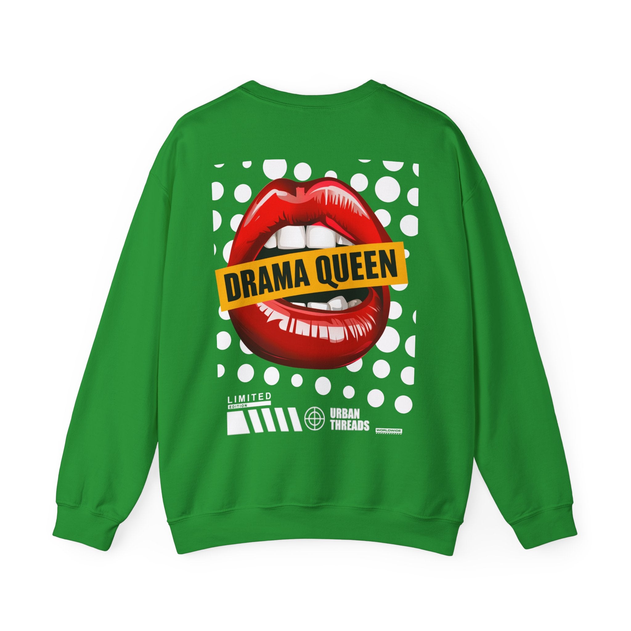 Drama Queen Unisex Crewneck Sweatshirt, Cozy Fashion, Casual Wear, Gift for Her, Trendy Graphic Sweatshirt