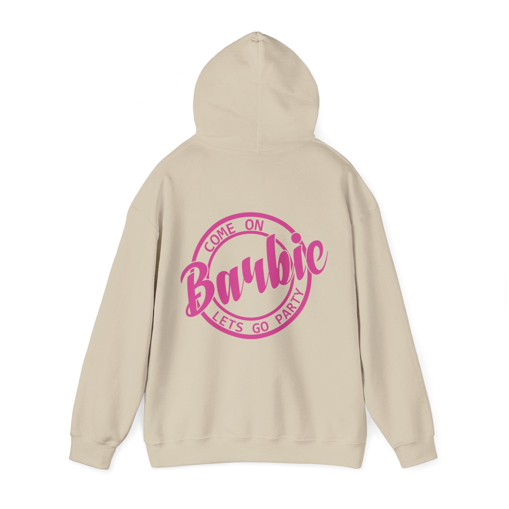 Hoodie „Sexy Möwe – Oh La La“ – Unisex Hoodie mit kleinem Frontprint & großem Rückenprint