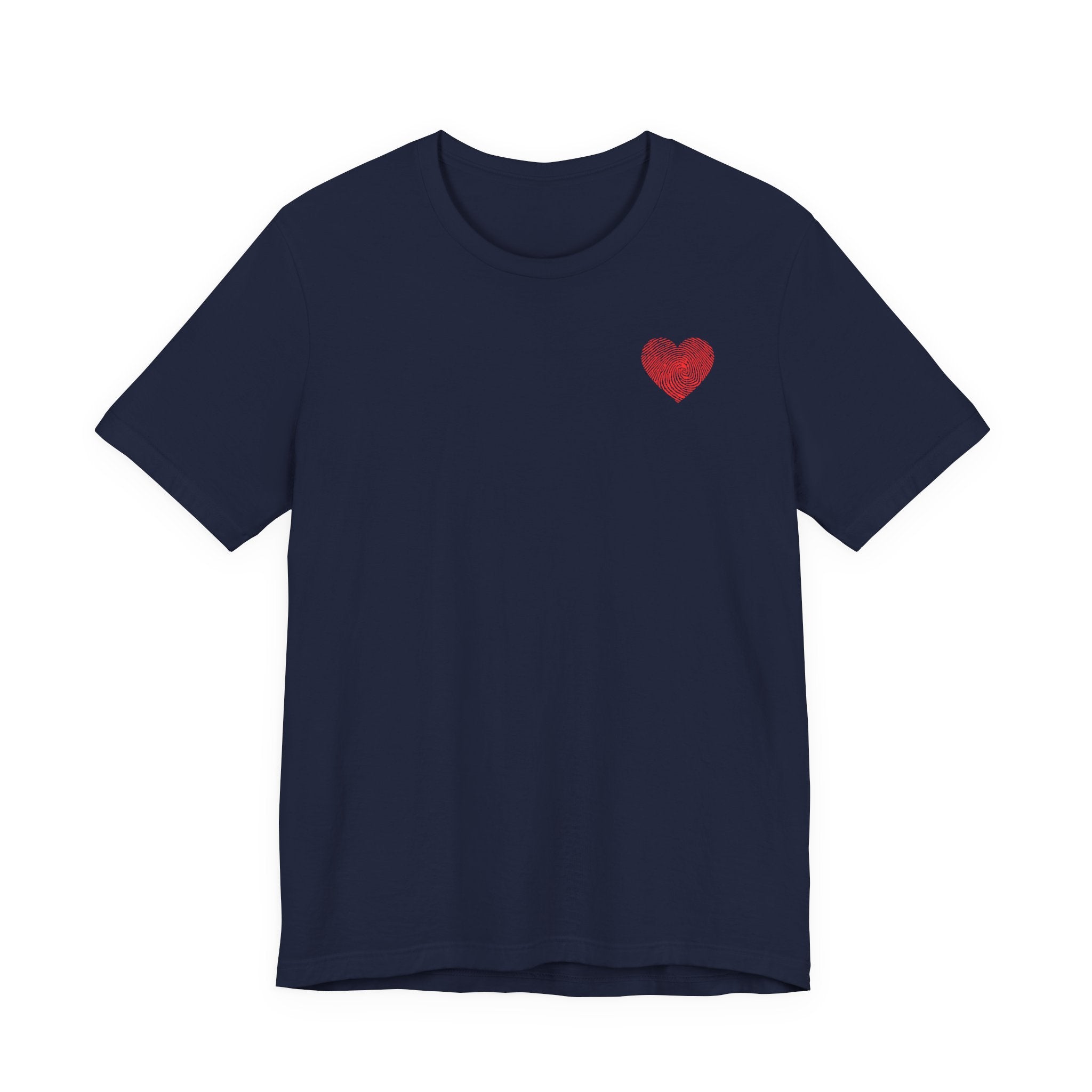 Unisex T-Shirt „Rotes Herz“ – Liebe & Leidenschaft | Atmungsaktive Baumwolle für Alltag & Freizeit
