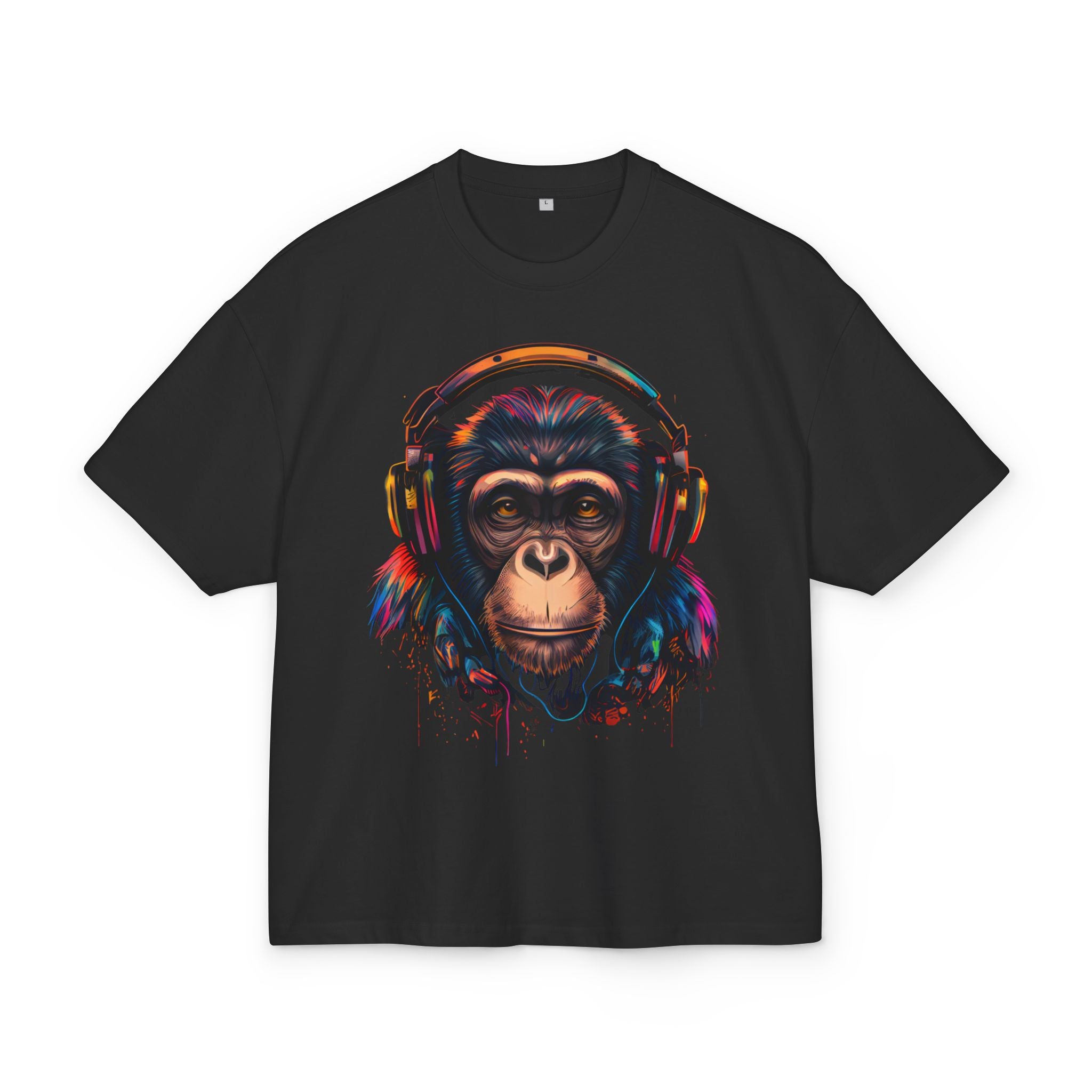 OVERSIZED BOX SHIRT STATEMENT – MUSIC | UNISEX T-SHIRT MIT PRINT