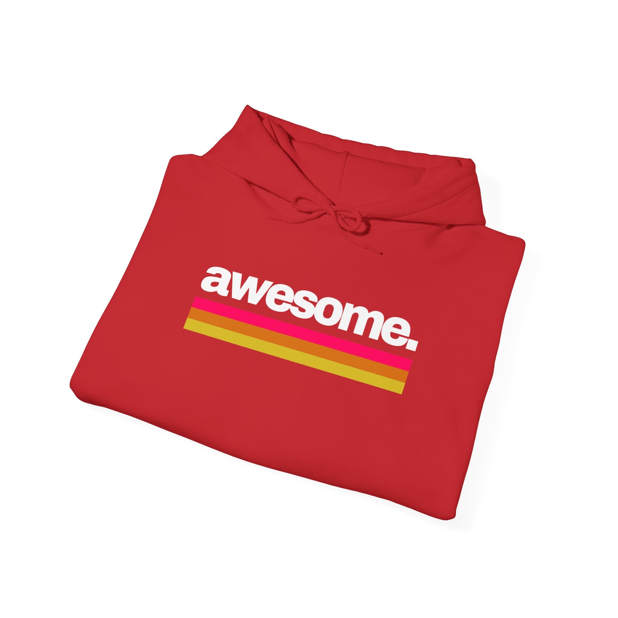 Unisex Hoodie mit Frontprint „AWESOME“ – stylischer Hoodie mit starkem Statement
