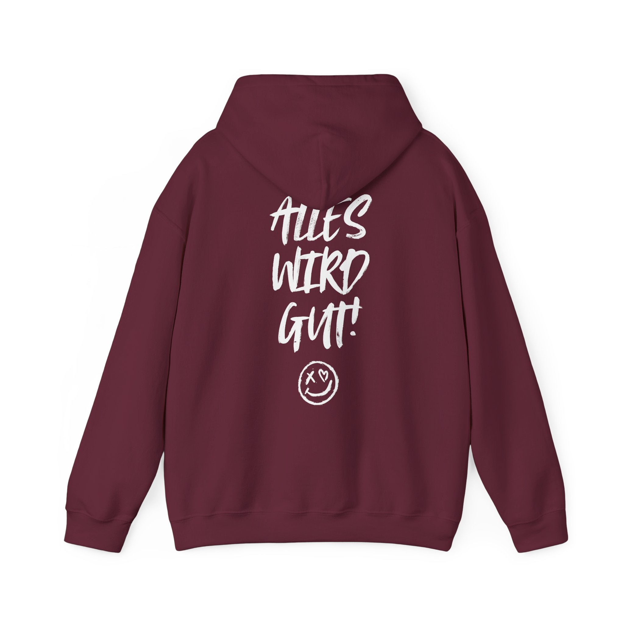 Unisex Hoodie mit Rückenprint „Alles wird gut“ – kuscheliger Hoodie mit positiver Botschaft