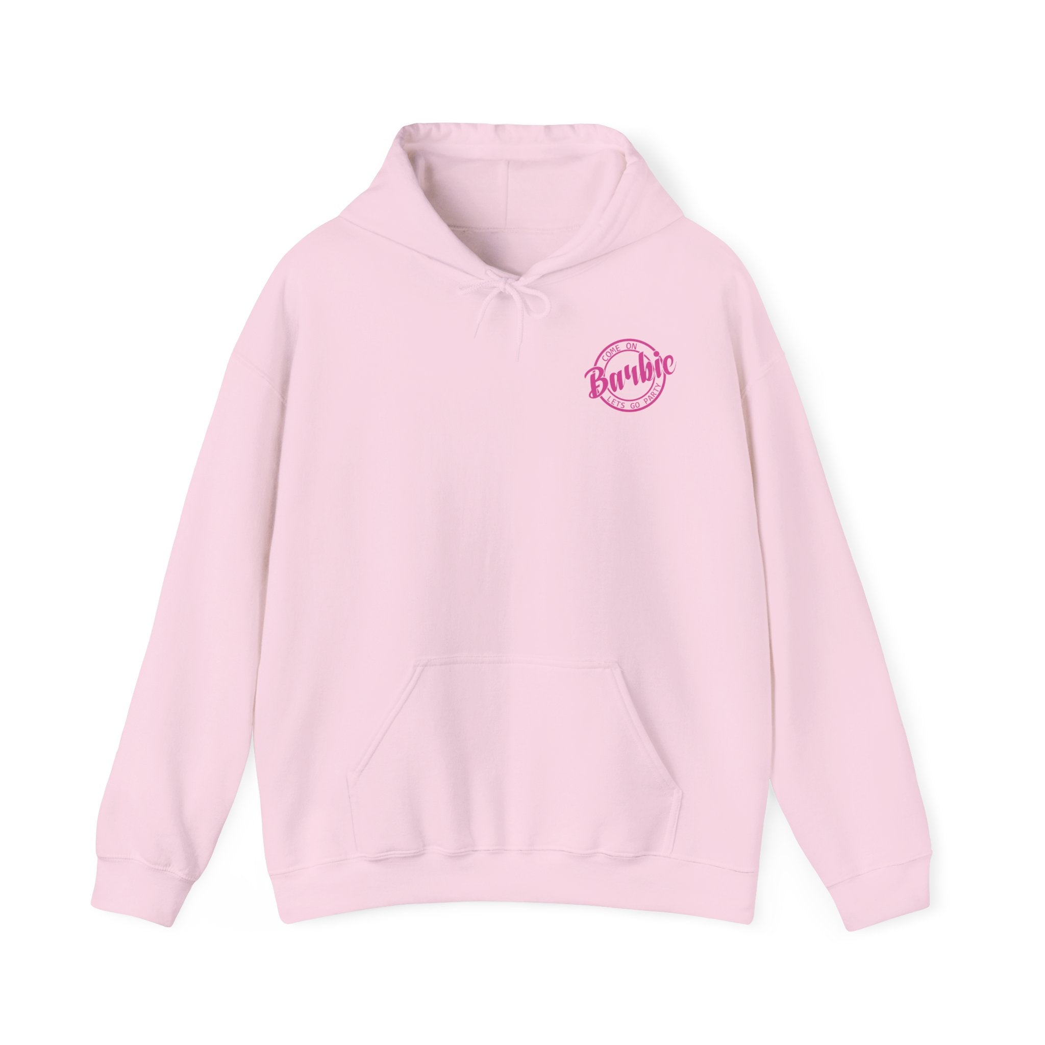 Hoodie „Sexy Möwe – Oh La La“ – Unisex Hoodie mit kleinem Frontprint & großem Rückenprint