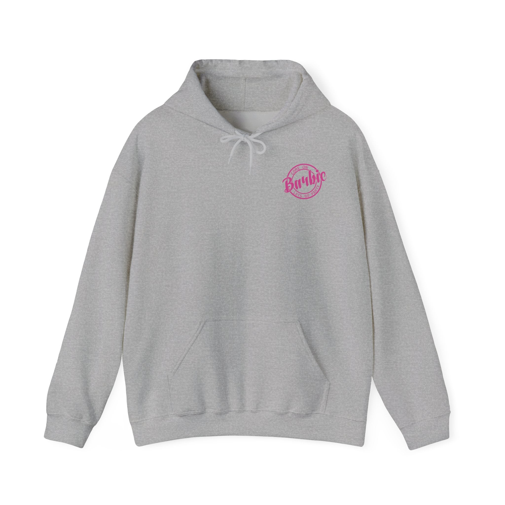 Hoodie „Sexy Möwe – Oh La La“ – Unisex Hoodie mit kleinem Frontprint & großem Rückenprint