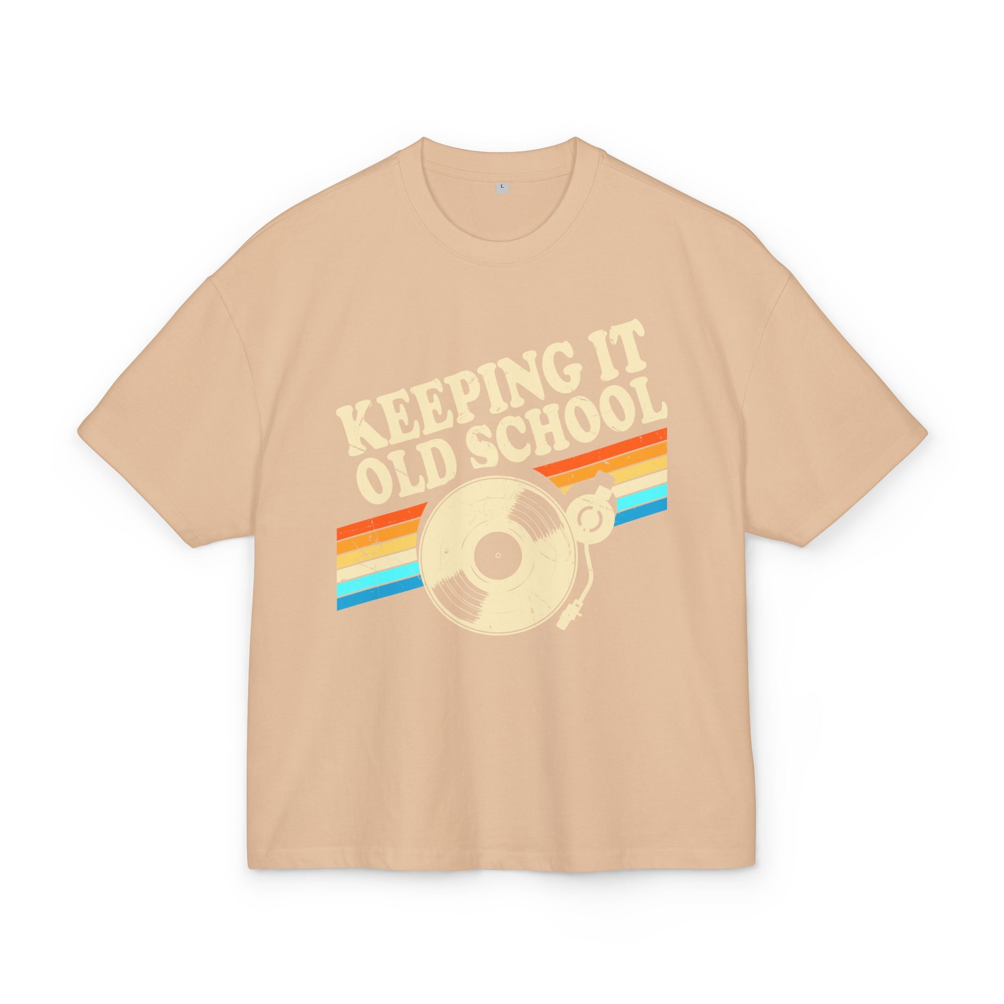 OVERSIZED BOX SHIRT STATEMENT – KEEPING IT OLD SCHOOL | UNISEX T-SHIRT MIT PRINT