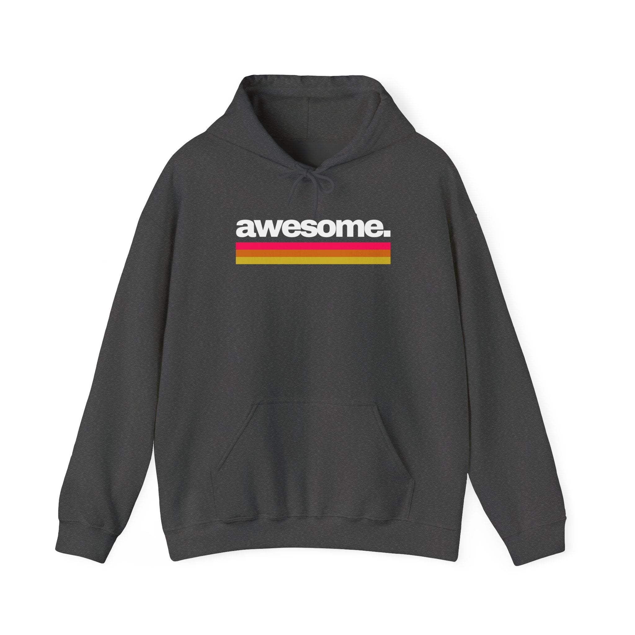 Unisex Hoodie mit Frontprint „AWESOME“ – stylischer Hoodie mit starkem Statement