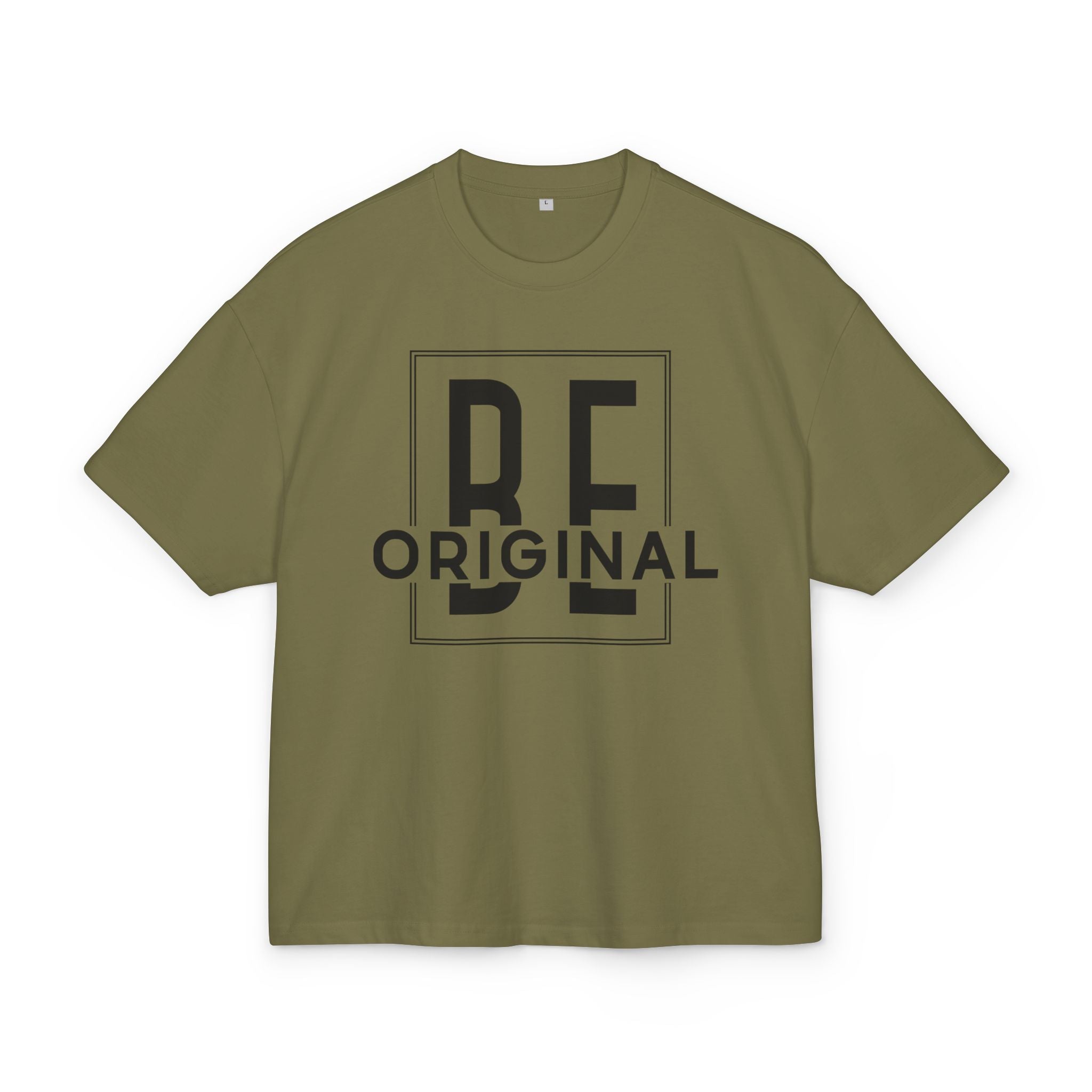 OVERSIZED BOX SHIRT STATEMENT – BE ORIGINAL | UNISEX T-SHIRT MIT PRINT