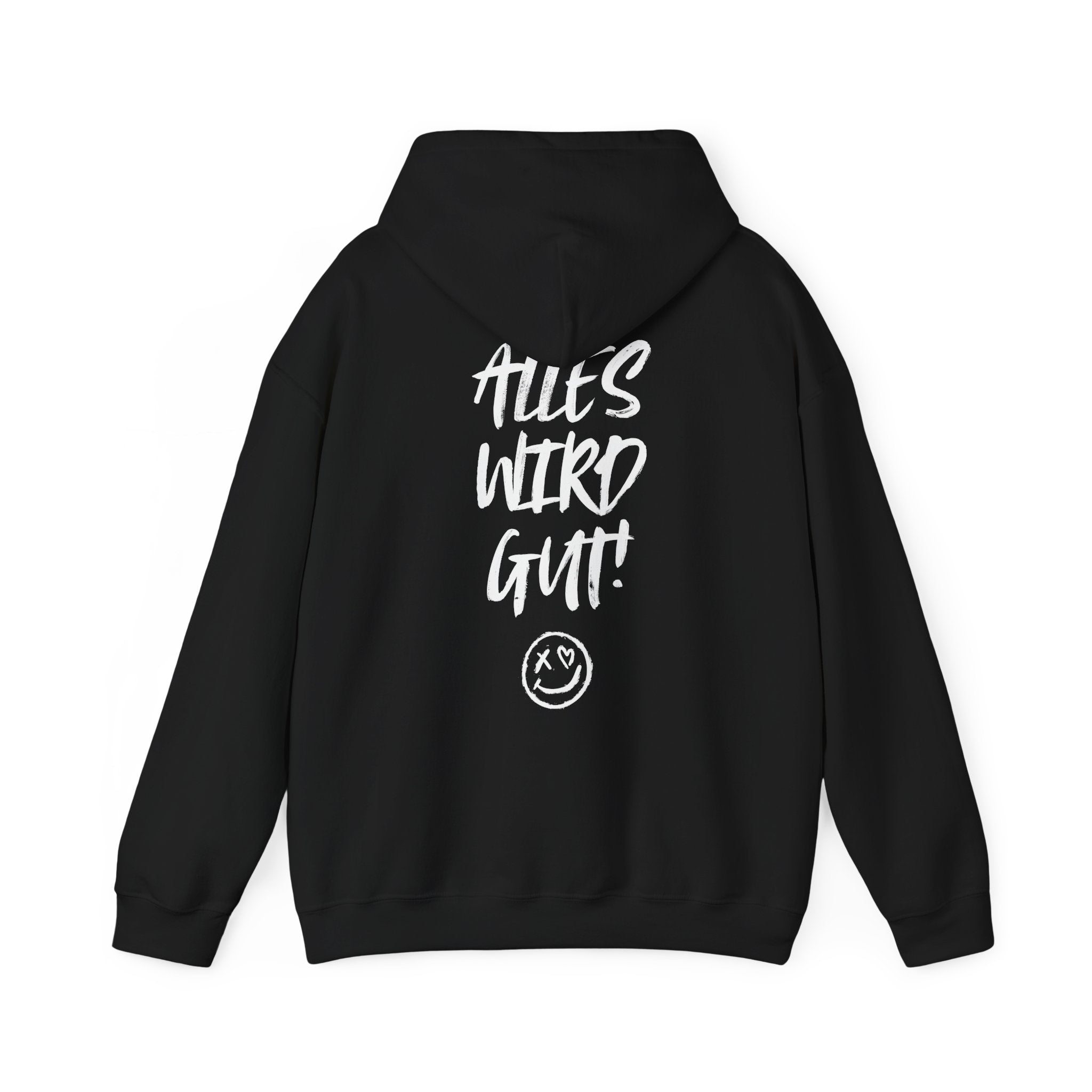 Unisex Hoodie mit Rückenprint „Alles wird gut“ – kuscheliger Hoodie mit positiver Botschaft