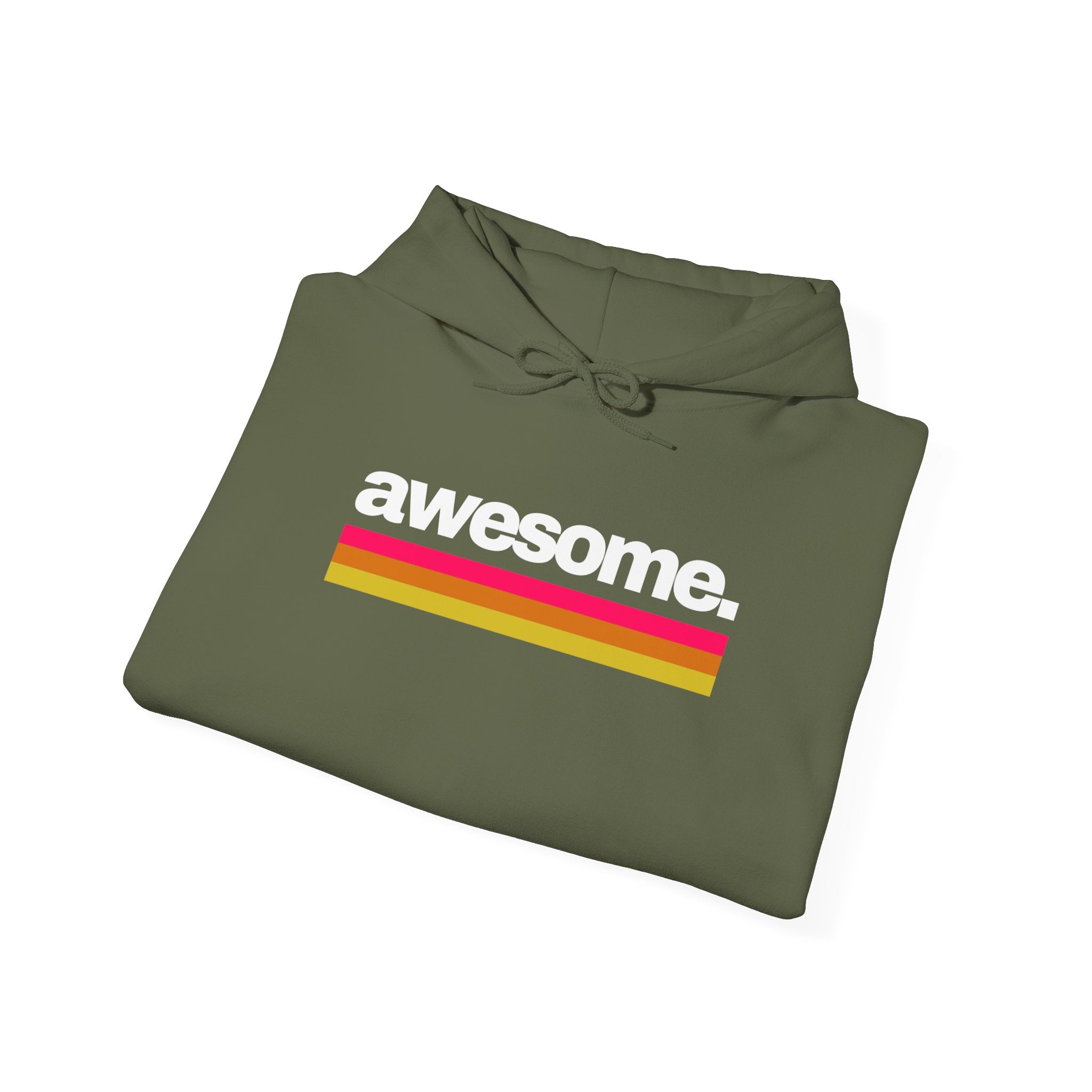 Unisex Hoodie mit Frontprint „AWESOME“ – stylischer Hoodie mit starkem Statement