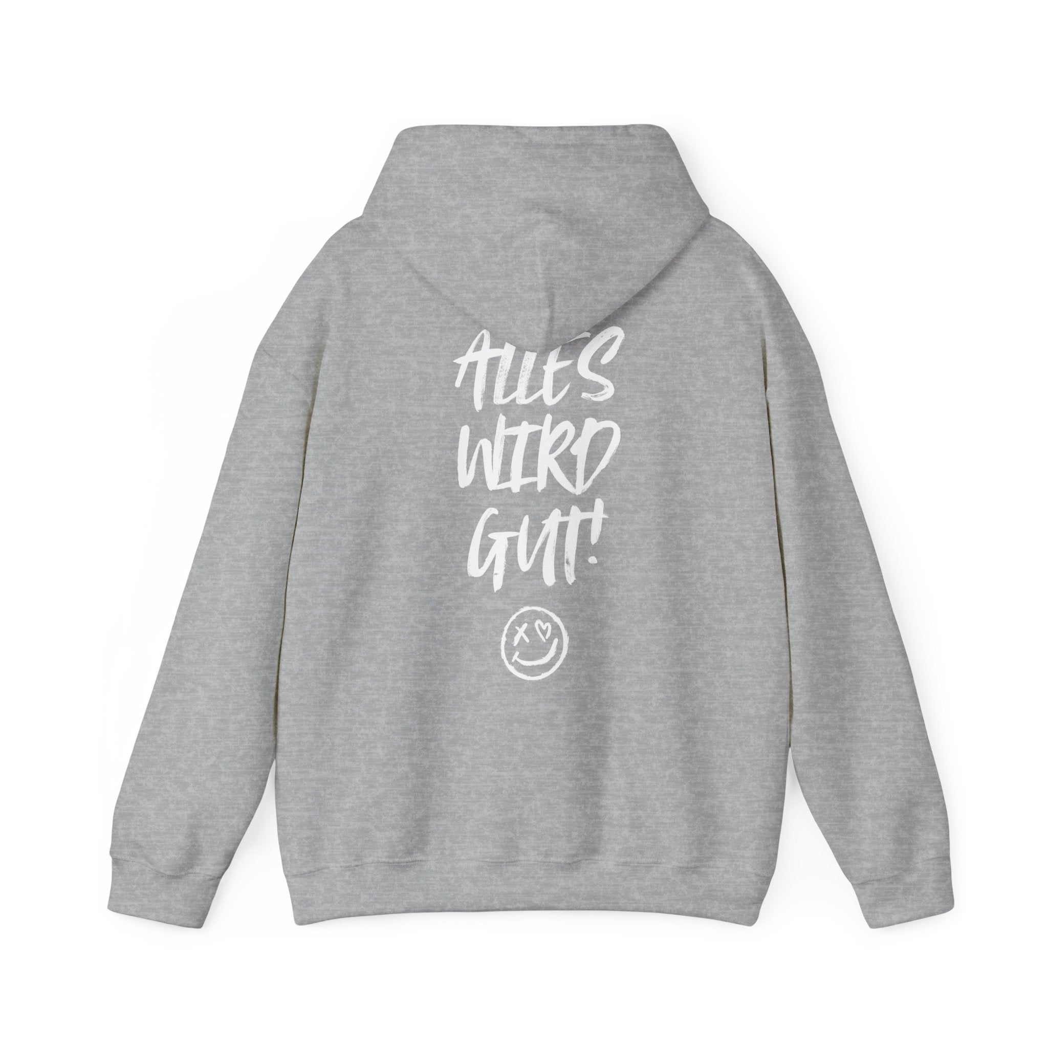 Unisex Hoodie mit Rückenprint „Alles wird gut“ – kuscheliger Hoodie mit positiver Botschaft