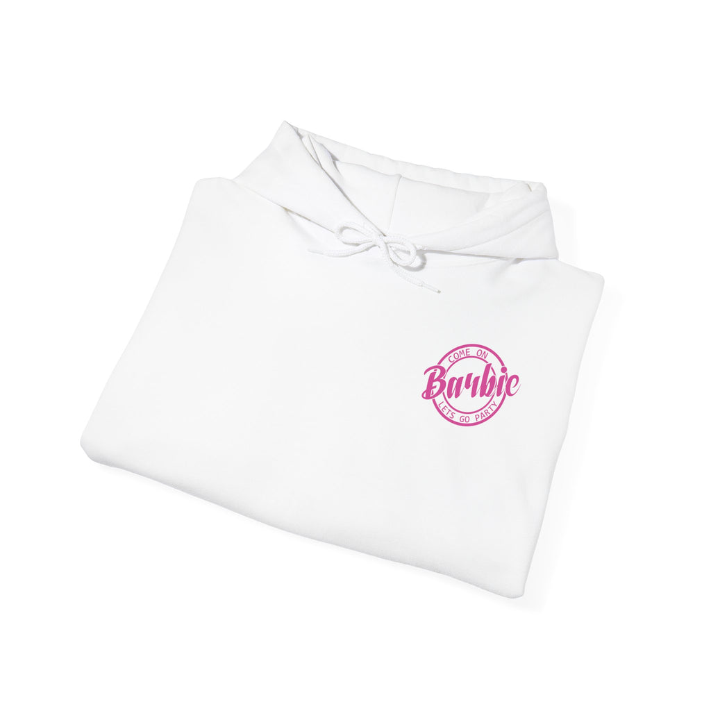 Hoodie „Sexy Möwe – Oh La La“ – Unisex Hoodie mit kleinem Frontprint & großem Rückenprint
