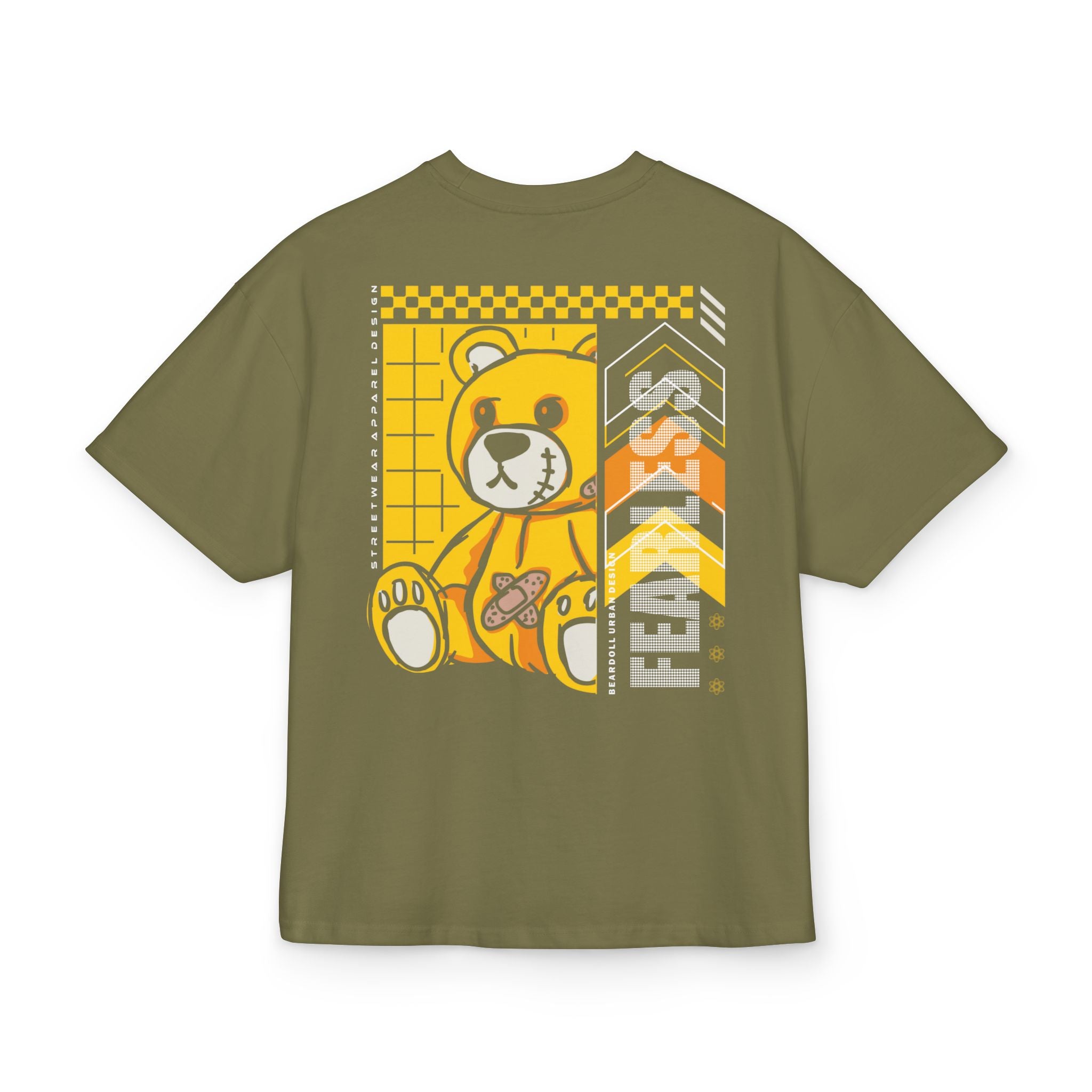 OVERSIZED BOX SHIRT STATEMENT – FEARLESS | UNISEX T-SHIRT MIT PRINT