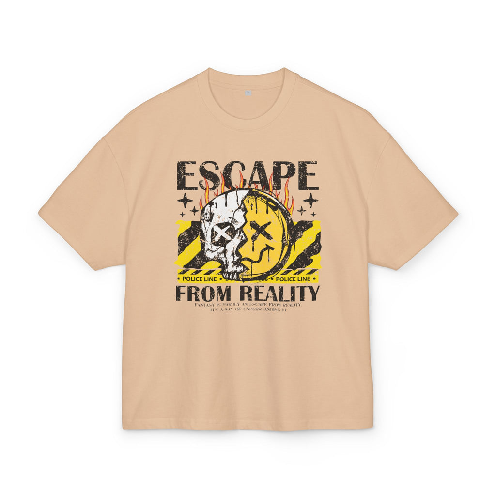 OVERSIZED BOX SHIRT STATEMENT – ESCAPE FROM REALITY | UNISEX T-SHIRT MIT PRINT