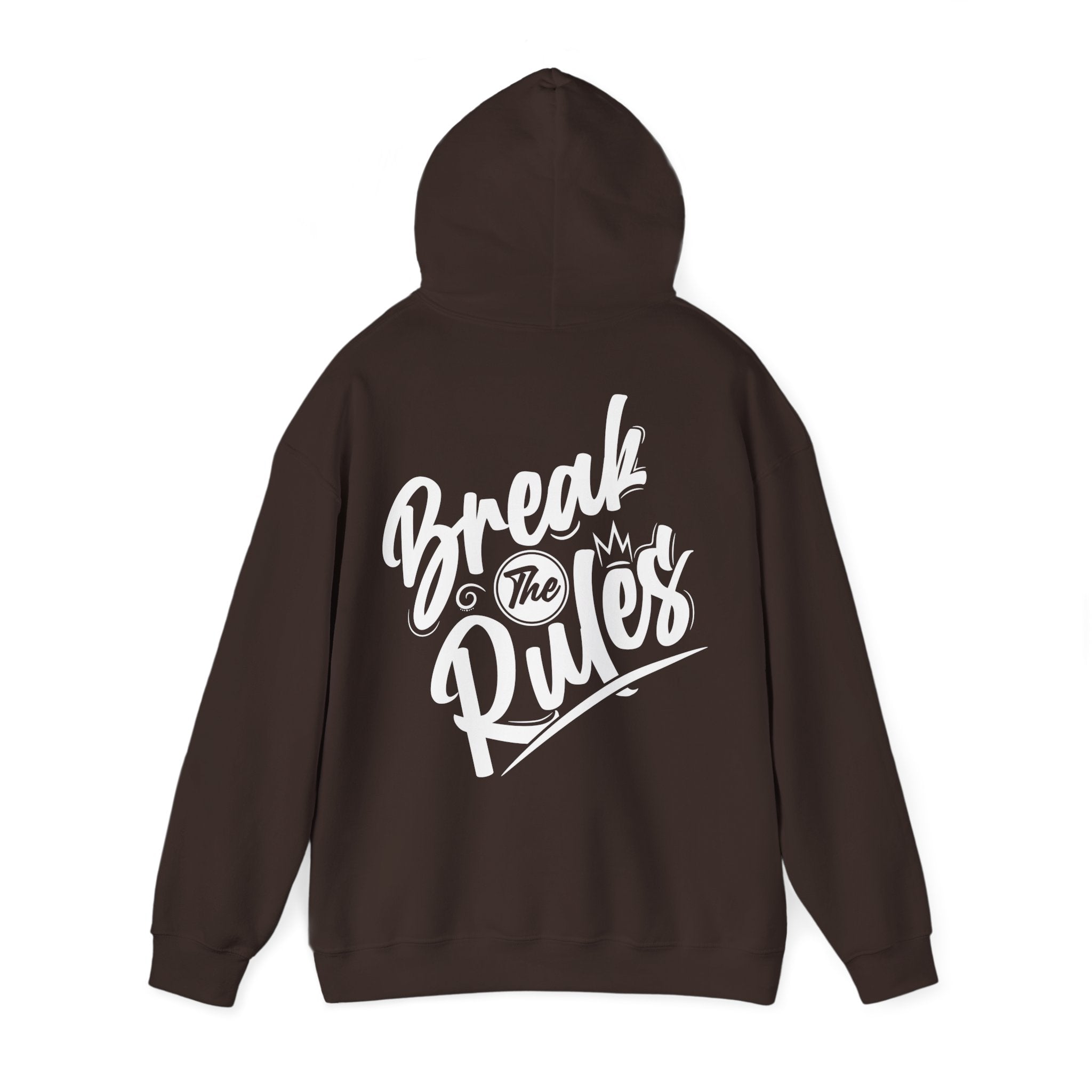 Unisex Hoodie mit Rückenprint „Break the Rules“ – Streetwear Hoodie für mutige Styles