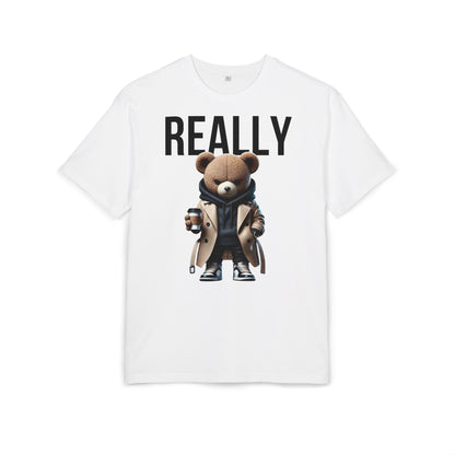 Unisex Oversized T-Shirt „REALLY“ mit Statement Print | 100 % Baumwolle | seianders.de