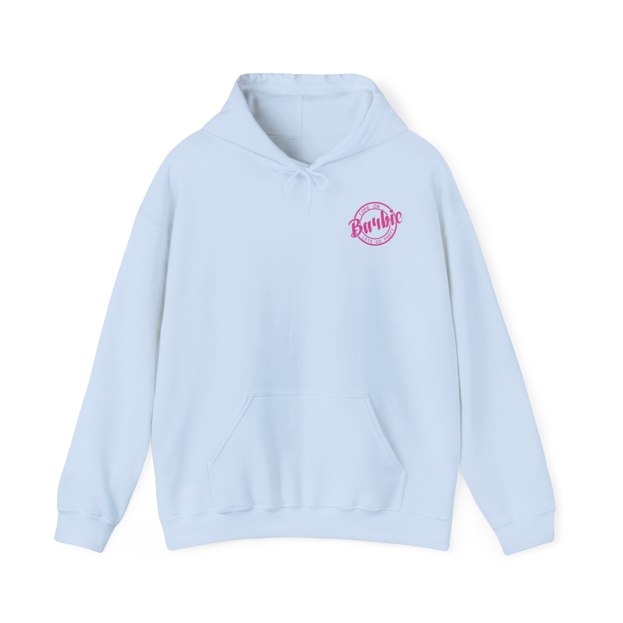 Hoodie „Sexy Möwe – Oh La La“ – Unisex Hoodie mit kleinem Frontprint & großem Rückenprint