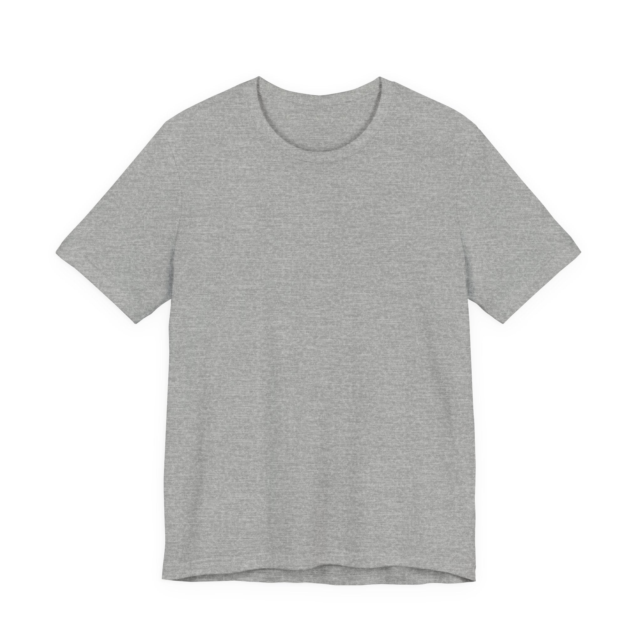 Unisex Jersey T-Shirt mit Rückenprint „HETZ MICH NICHT“ – lässiges Statement Shirt aus 100 % Baumwolle