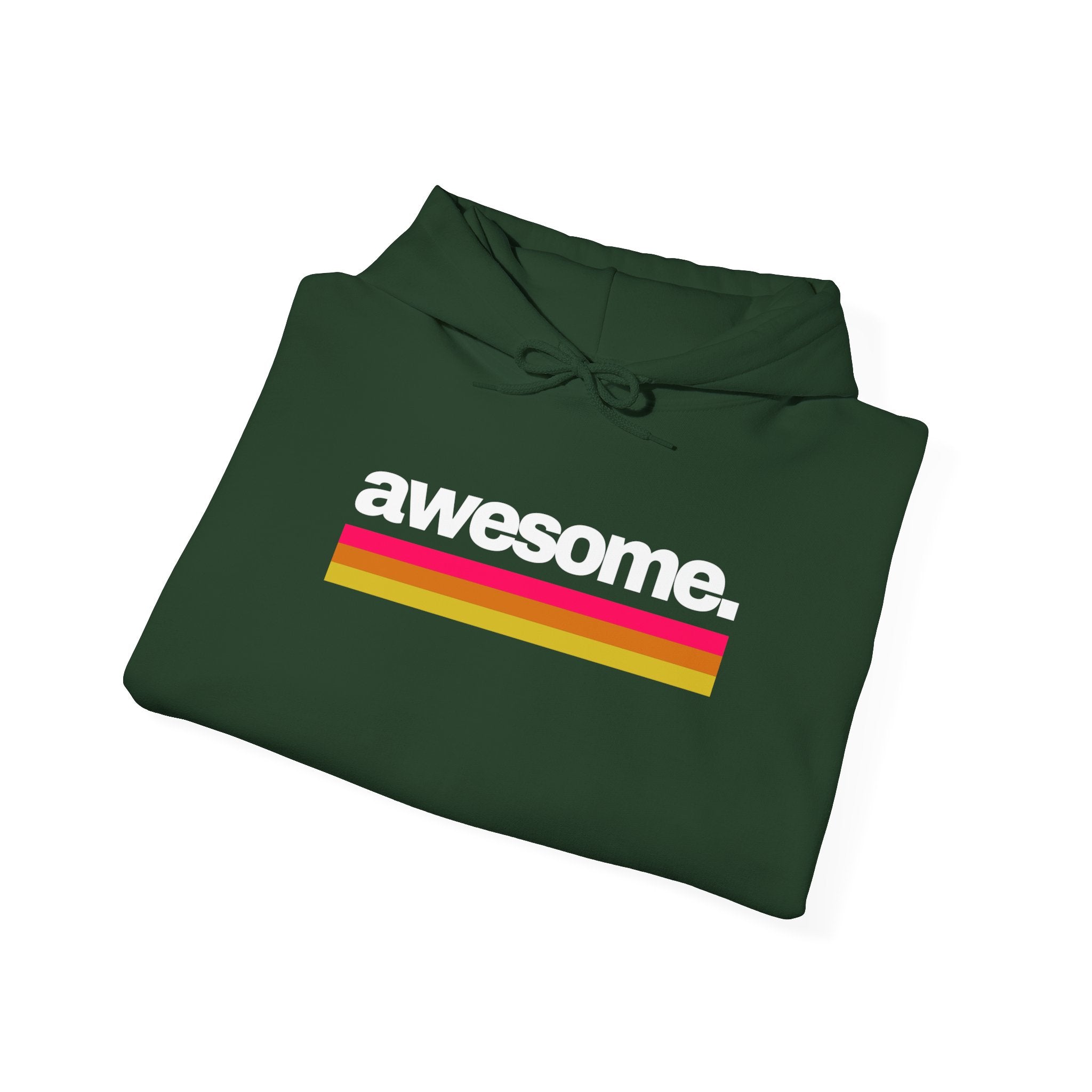 Unisex Hoodie mit Frontprint „AWESOME“ – stylischer Hoodie mit starkem Statement