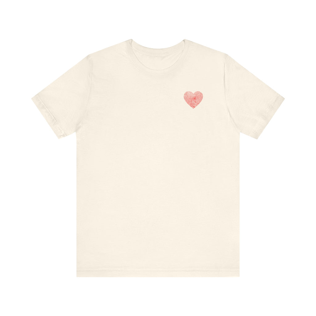 Unisex T-Shirt „Rotes Herz“ – Liebe & Leidenschaft | Atmungsaktive Baumwolle für Alltag & Freizeit