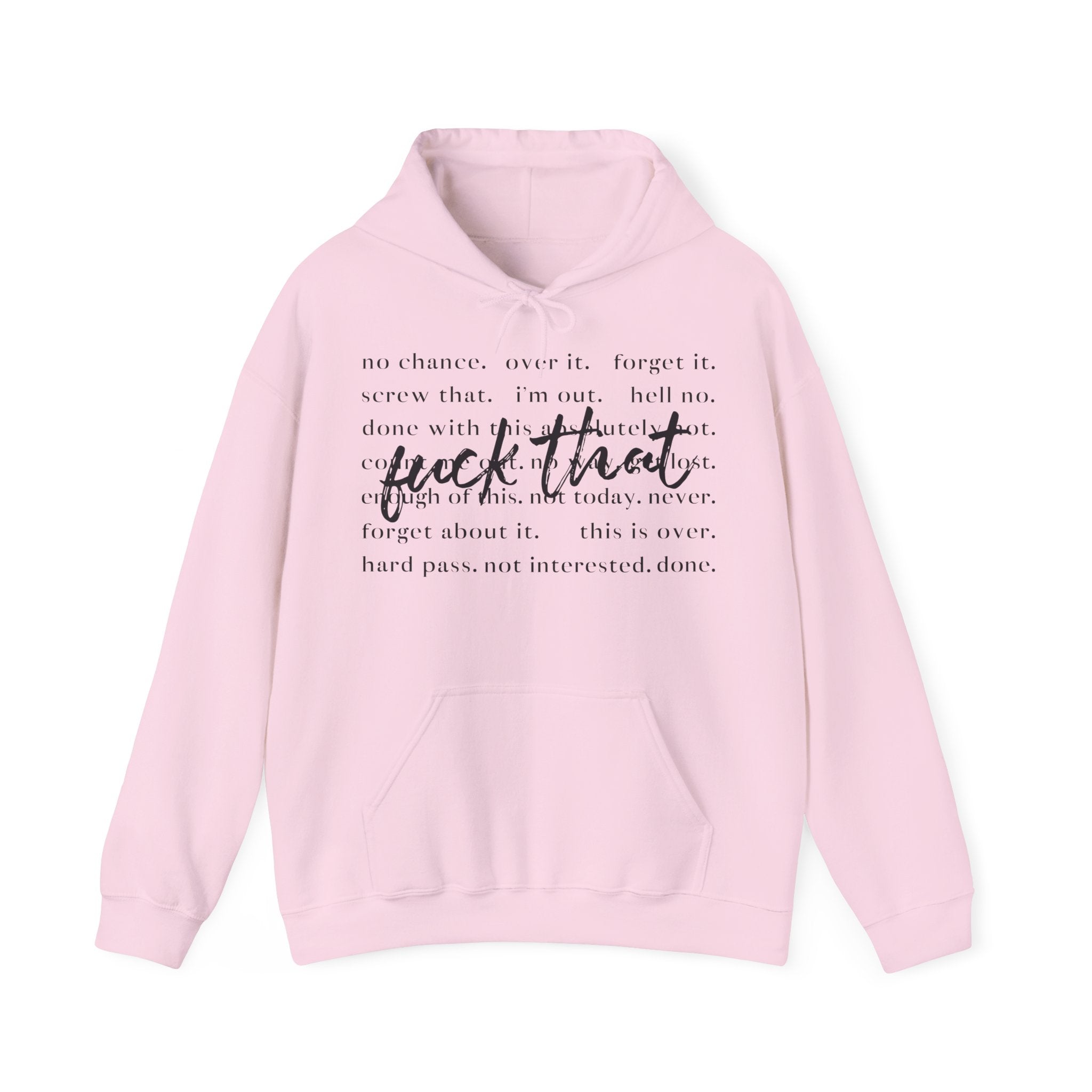 Unisex Heavy Blend™ Hoodie „Fuck That“ – lässiger Hoodie mit frechem Statement-Print