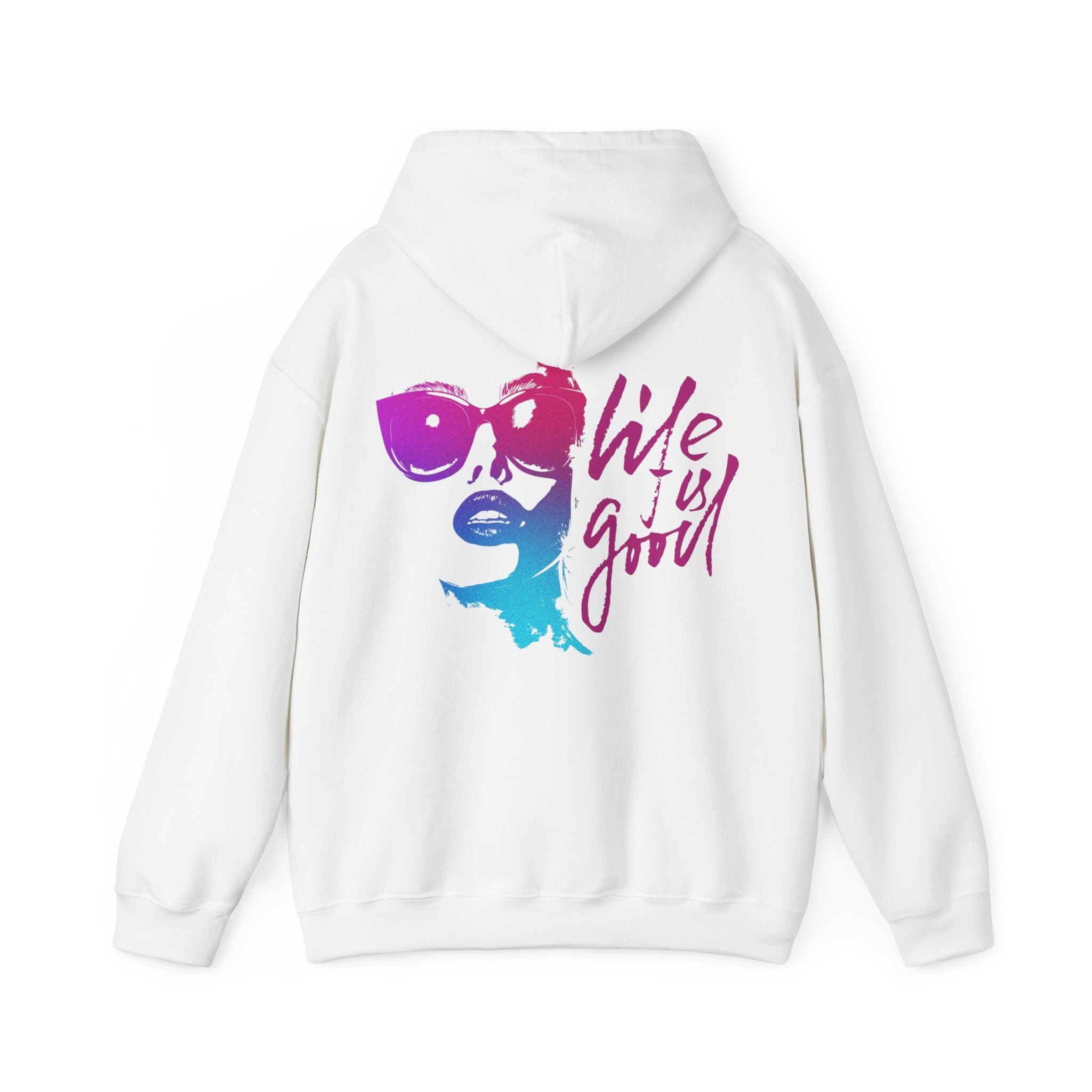 Hoodie „LIFE IS GOOD“ – Stylischer Unisex Hoodie mit positivem Rückenprint