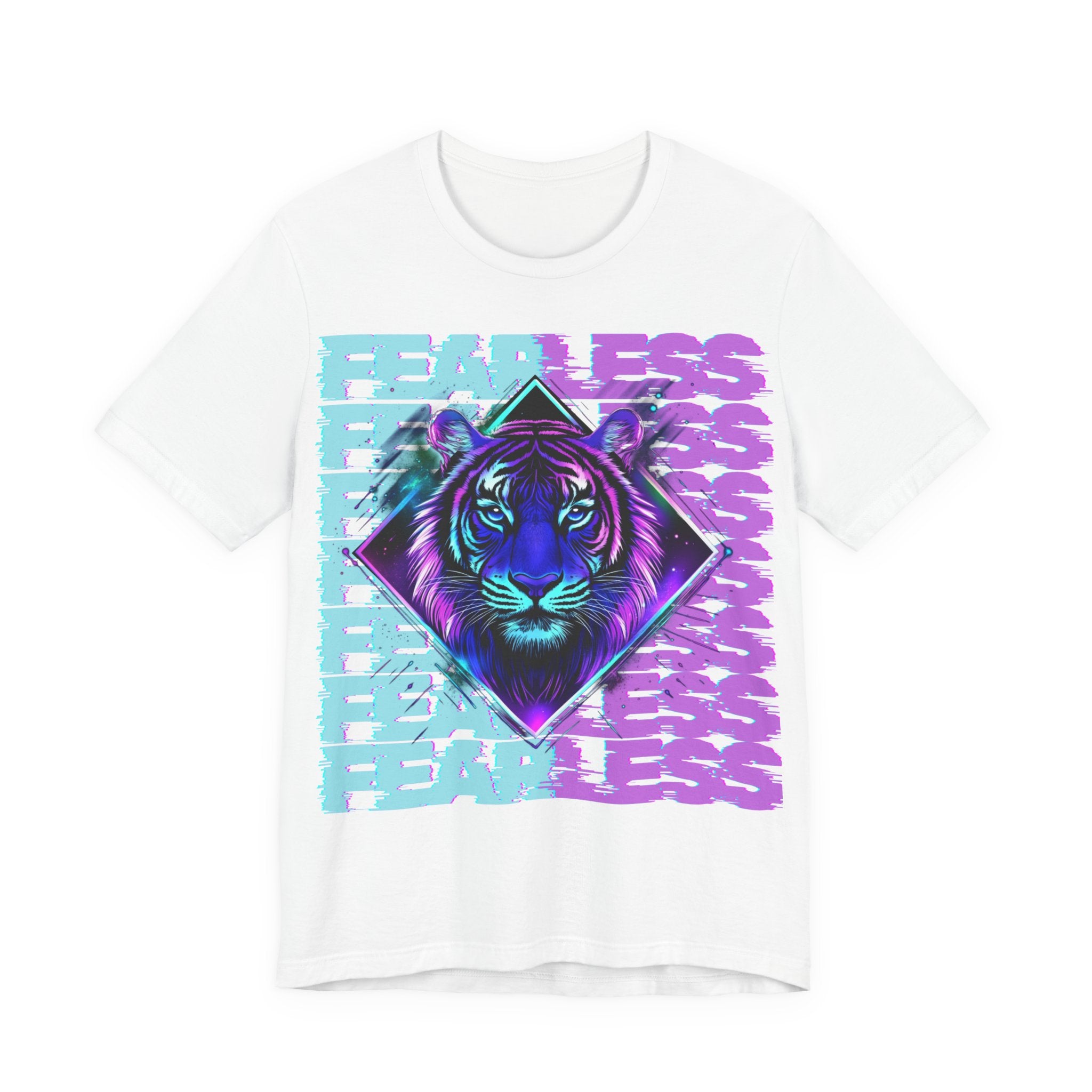 Unisex Jersey T-Shirt „FEARLESS“ – Starkes Kurzarmshirt mit motivierendem Frontprint