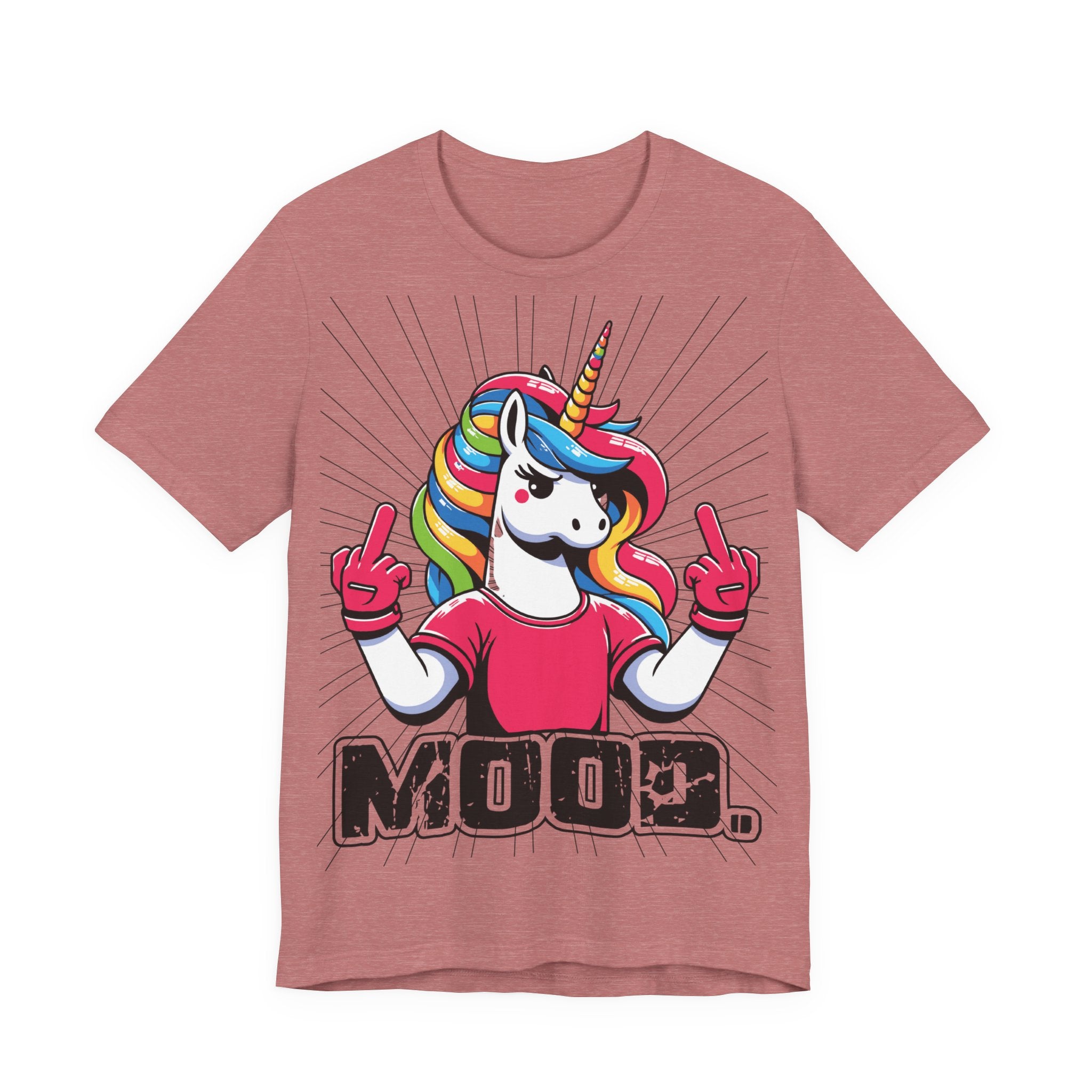 Unisex Jersey T-Shirt „Mittelfinger Mood“ – Cooles Kurzarmshirt mit frechem Print