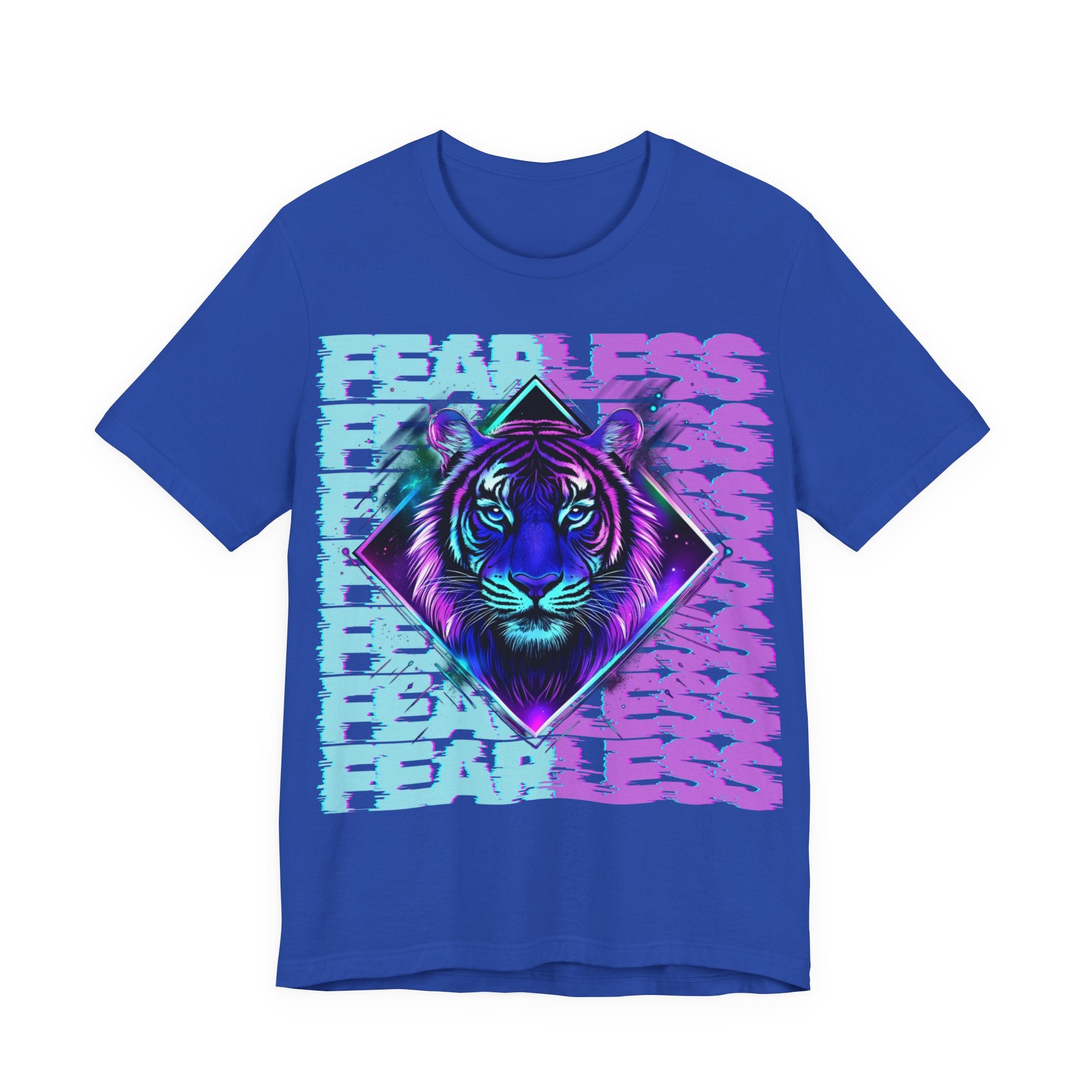 Unisex Jersey T-Shirt „FEARLESS“ – Starkes Kurzarmshirt mit motivierendem Frontprint