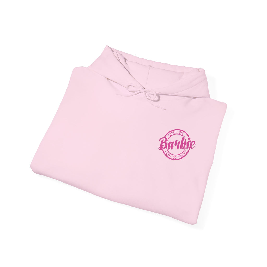 Hoodie „Sexy Möwe – Oh La La“ – Unisex Hoodie mit kleinem Frontprint & großem Rückenprint